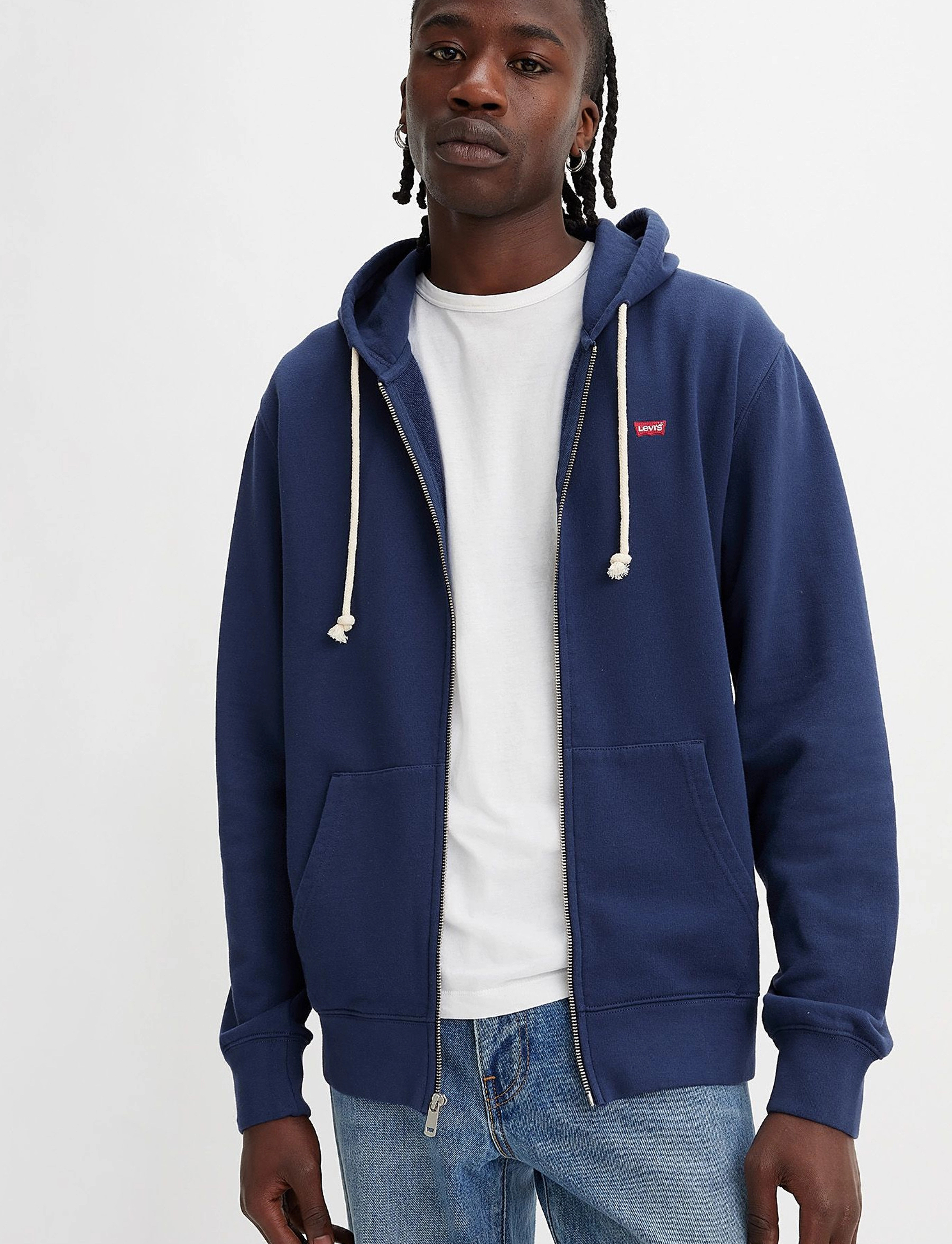 Levi's® THE ORIGINAL HM ZIP UP NAVY BL - Sweatshirts - BLUES / blue