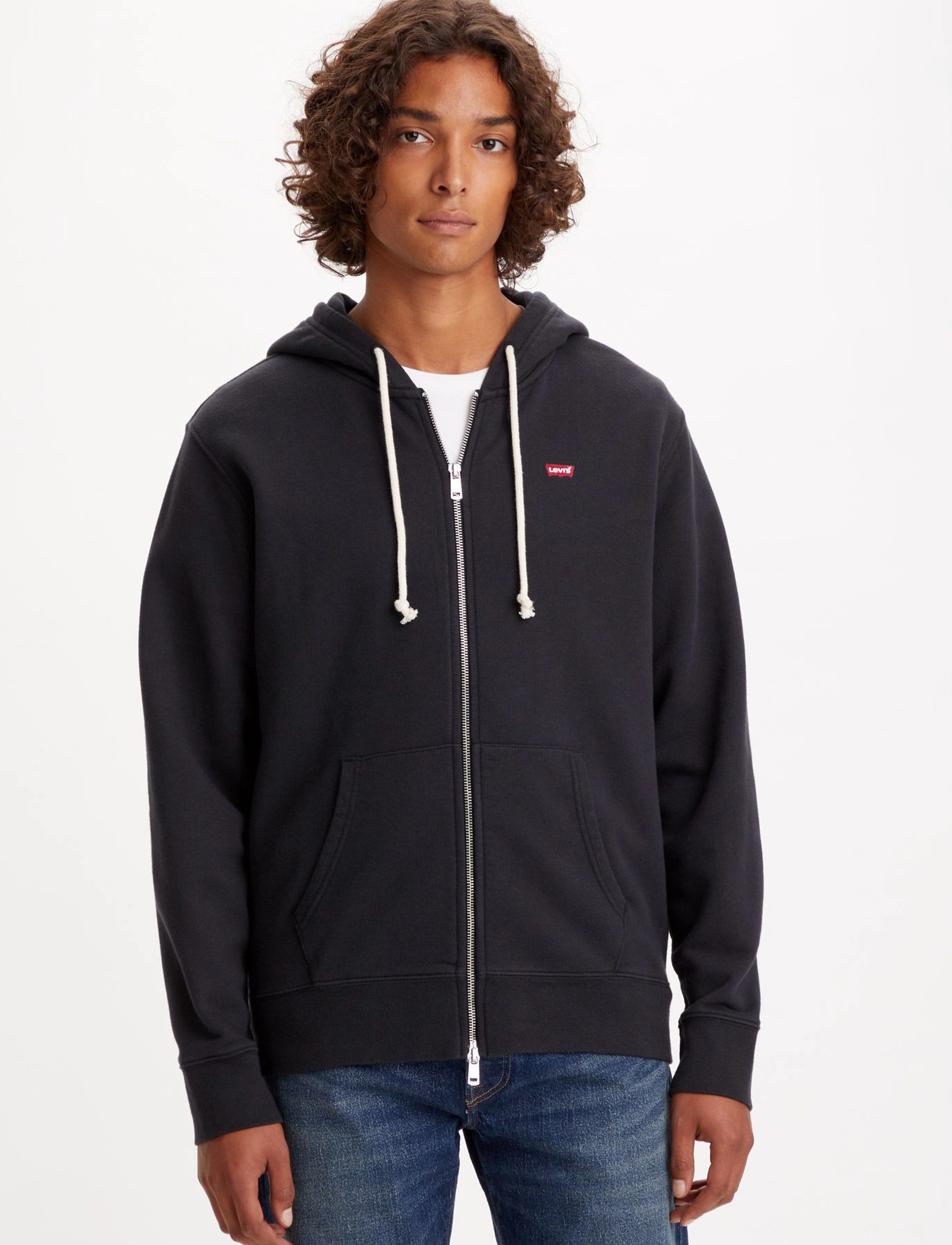 Levi's® THE ORIGINAL HM ZIP UP MINERAL - Sweatshirts - BLACKS / black