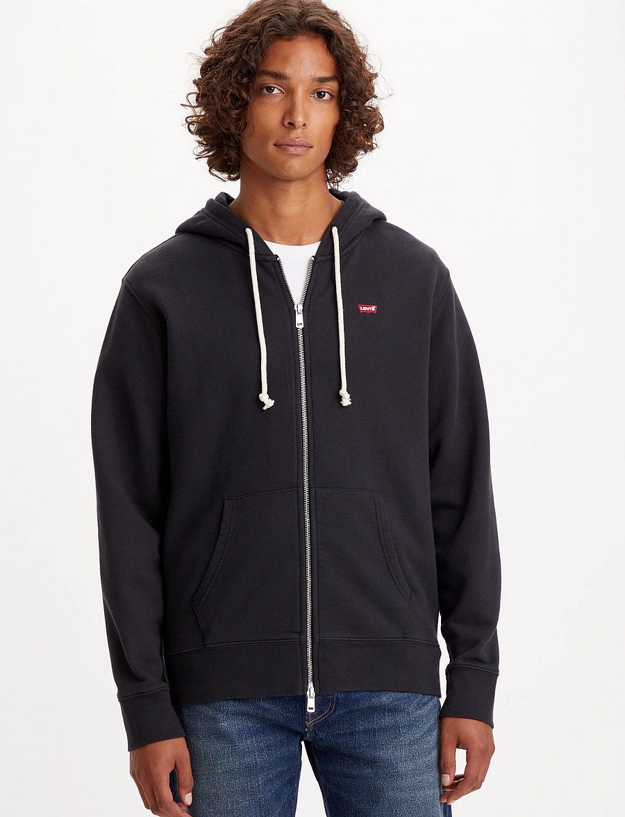 Levi's® - THE ORIGINAL HM ZIP UP MINERAL - hættetrøjer - blacks - 0
