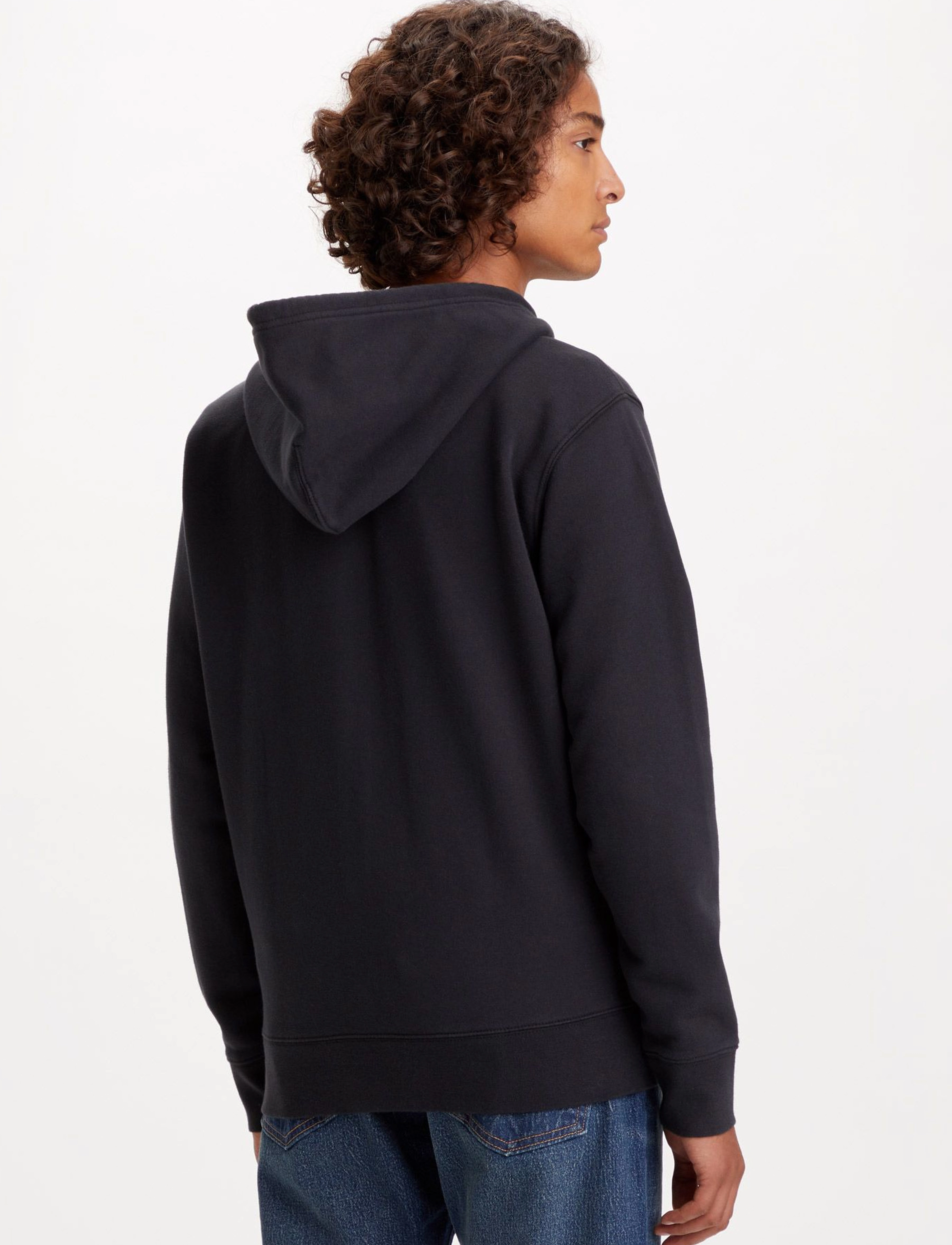 Levi's® - THE ORIGINAL HM ZIP UP MINERAL - kapuutsiga dressipluusid - blacks - 4