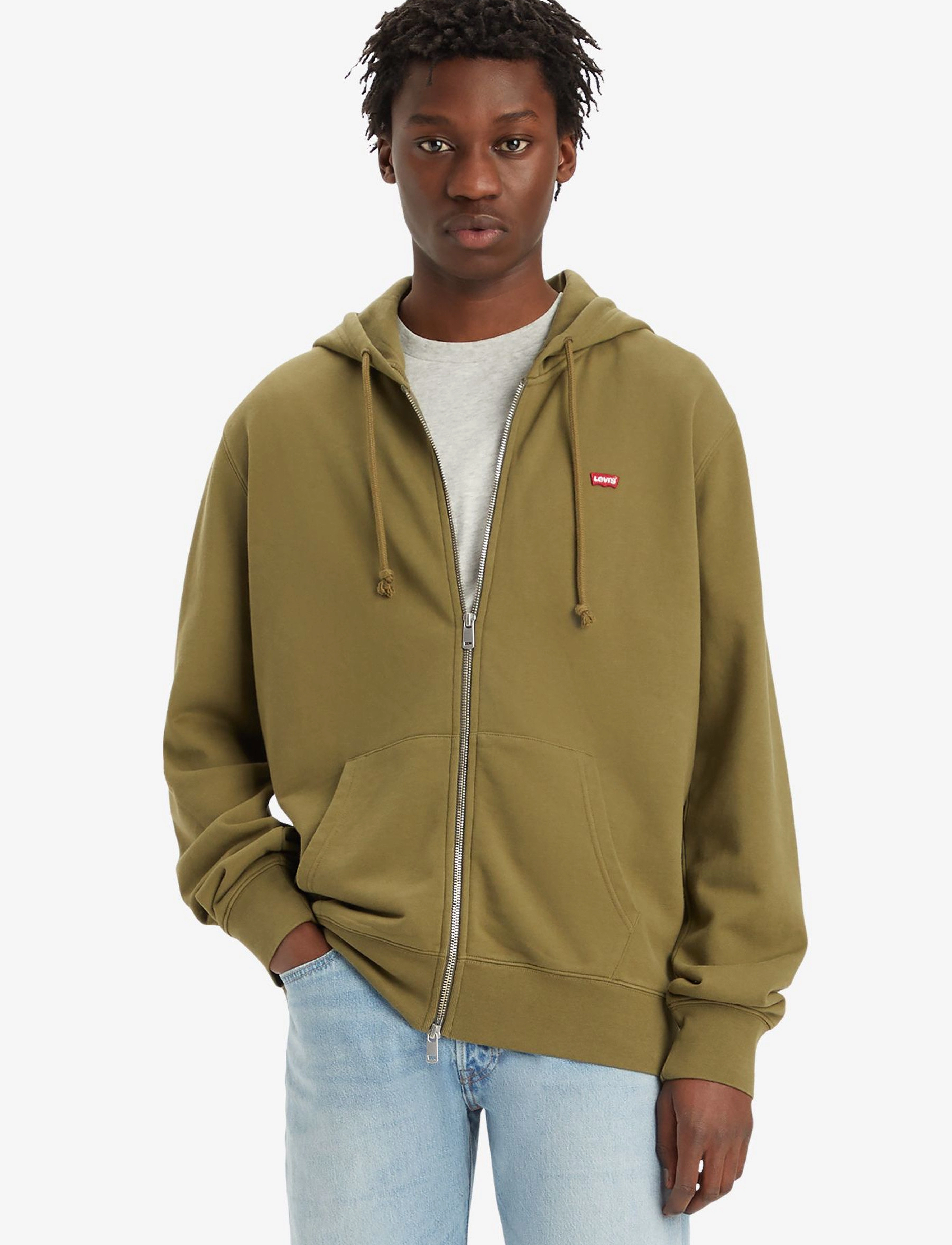 LEVI´S Men - NEW ORIGINAL ZIP UP BURNT OLIV - greens - 5