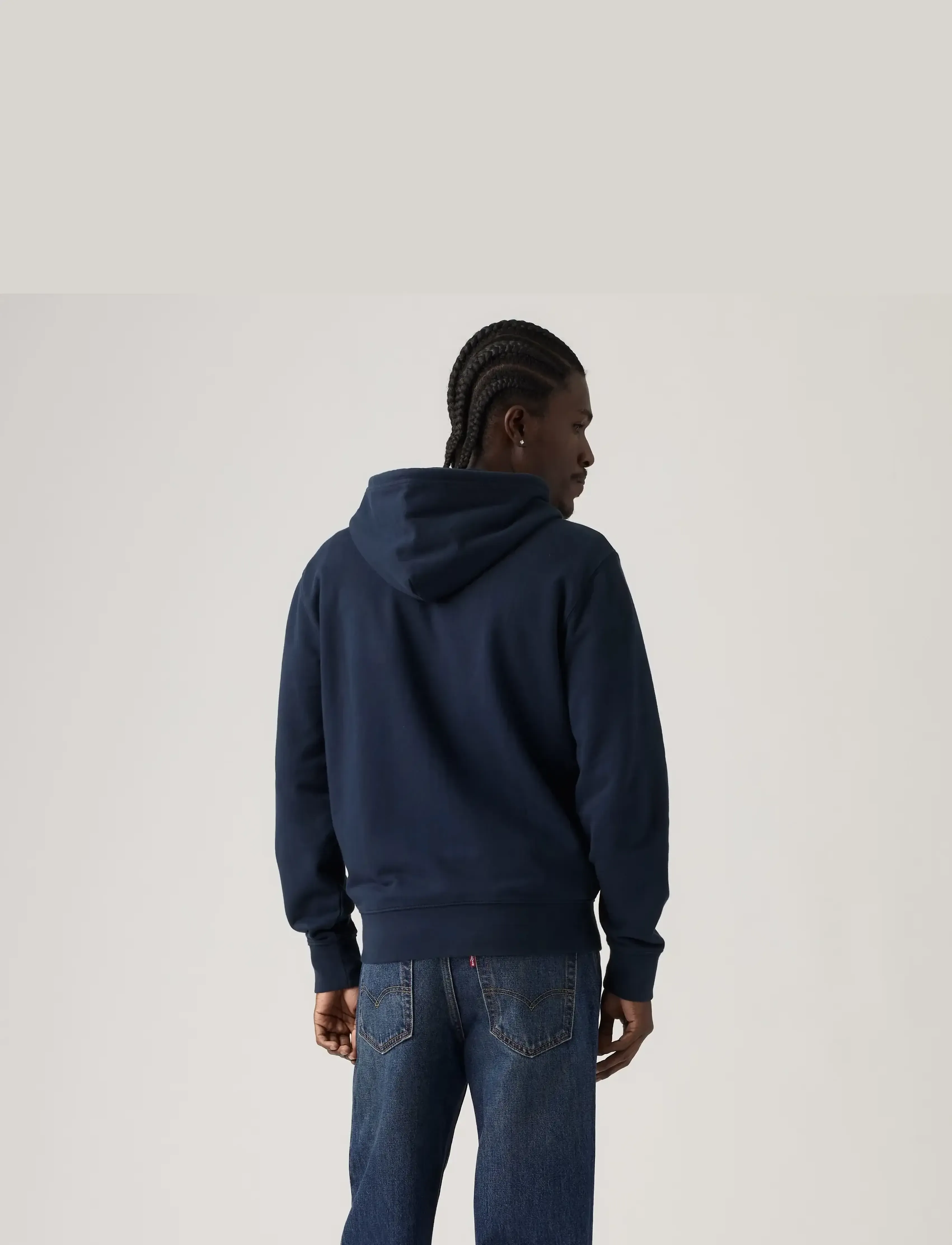 Levi's® - THE ORIGINAL HM ZIP UP NAVY BL - kapuzenpullover - blues - 4