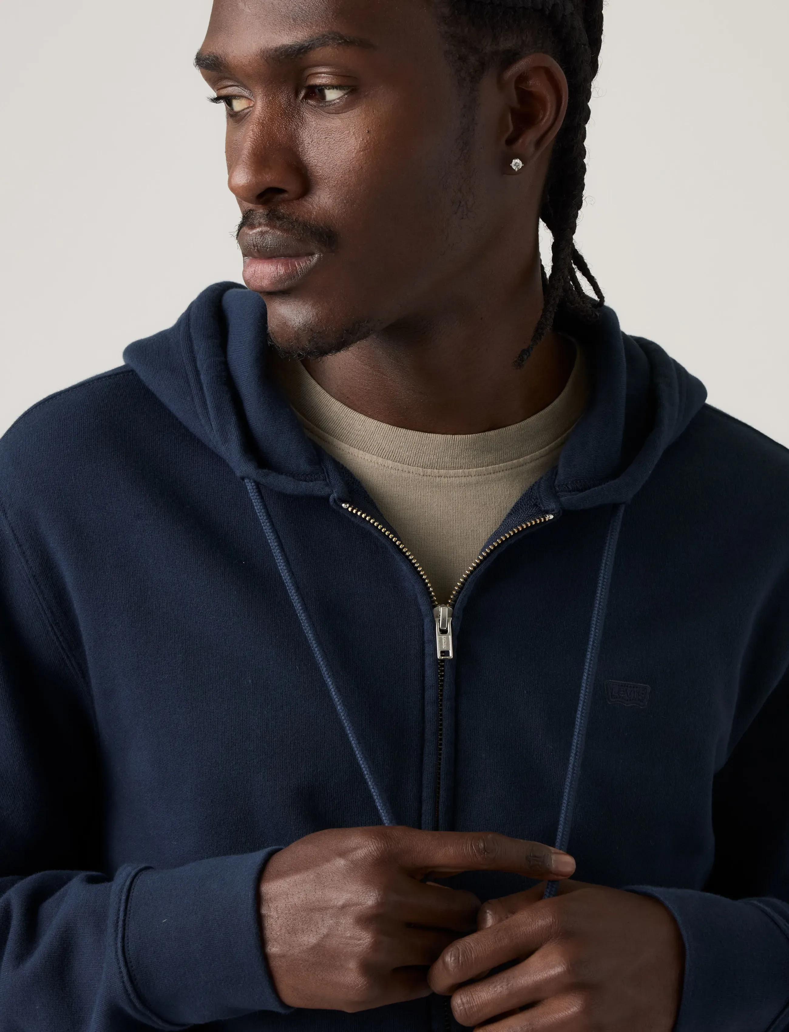 Levi's® - THE ORIGINAL HM ZIP UP NAVY BL - kapuzenpullover - blues - 5