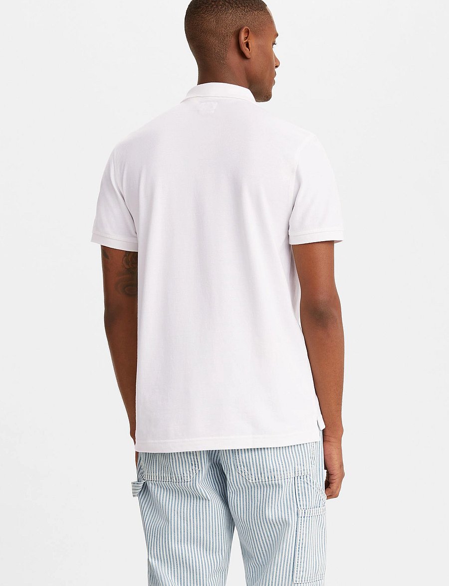 Levi's® - LEVIS HM POLO WHITE + PIQUE - lühikeste varrukatega polod - neutrals - 4