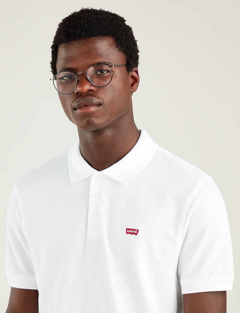 Levi's® - LEVIS HM POLO WHITE + PIQUE - kurzärmelig - neutrals - 5
