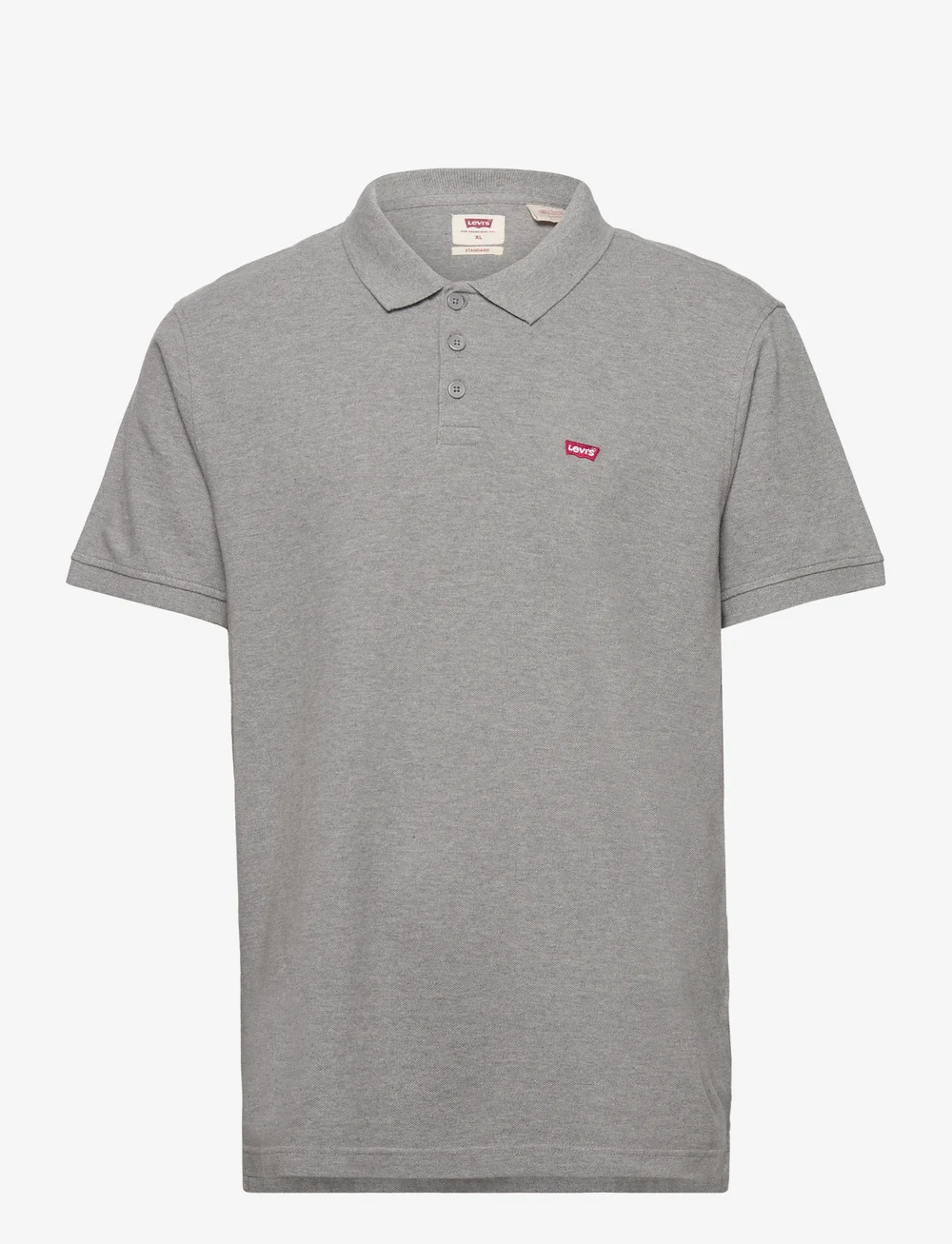 Levi's® - LEVIS HM POLO MID TONE GREY HE - kurzärmelig - greys - 1