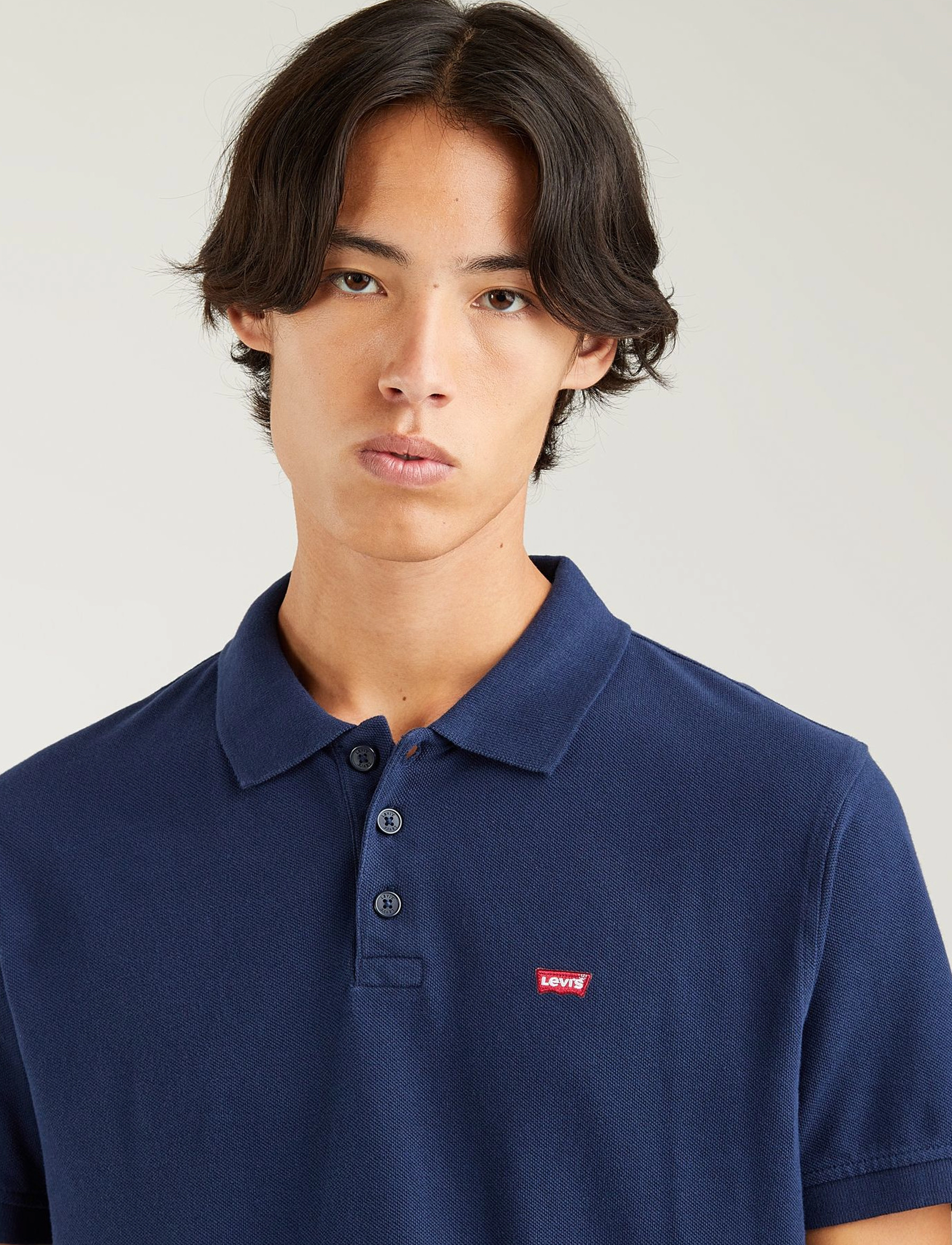 Levi's® - LEVIS HM POLO NAVY BLAZER PIQU - lowest prices - blues - 4