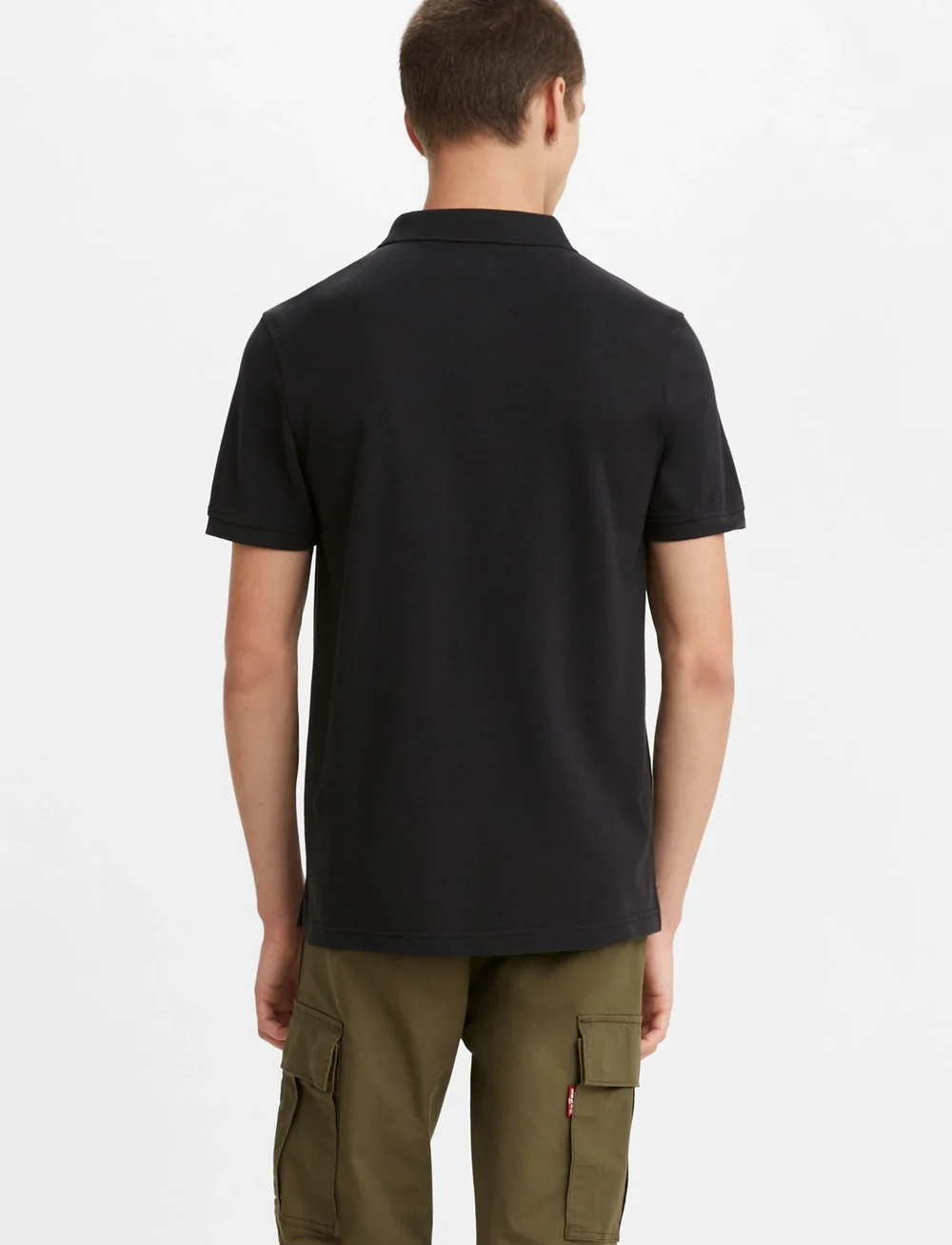 Levi's® - LEVIS HM POLO MINERAL BLACK PI - kortærmede poloer - blacks - 3
