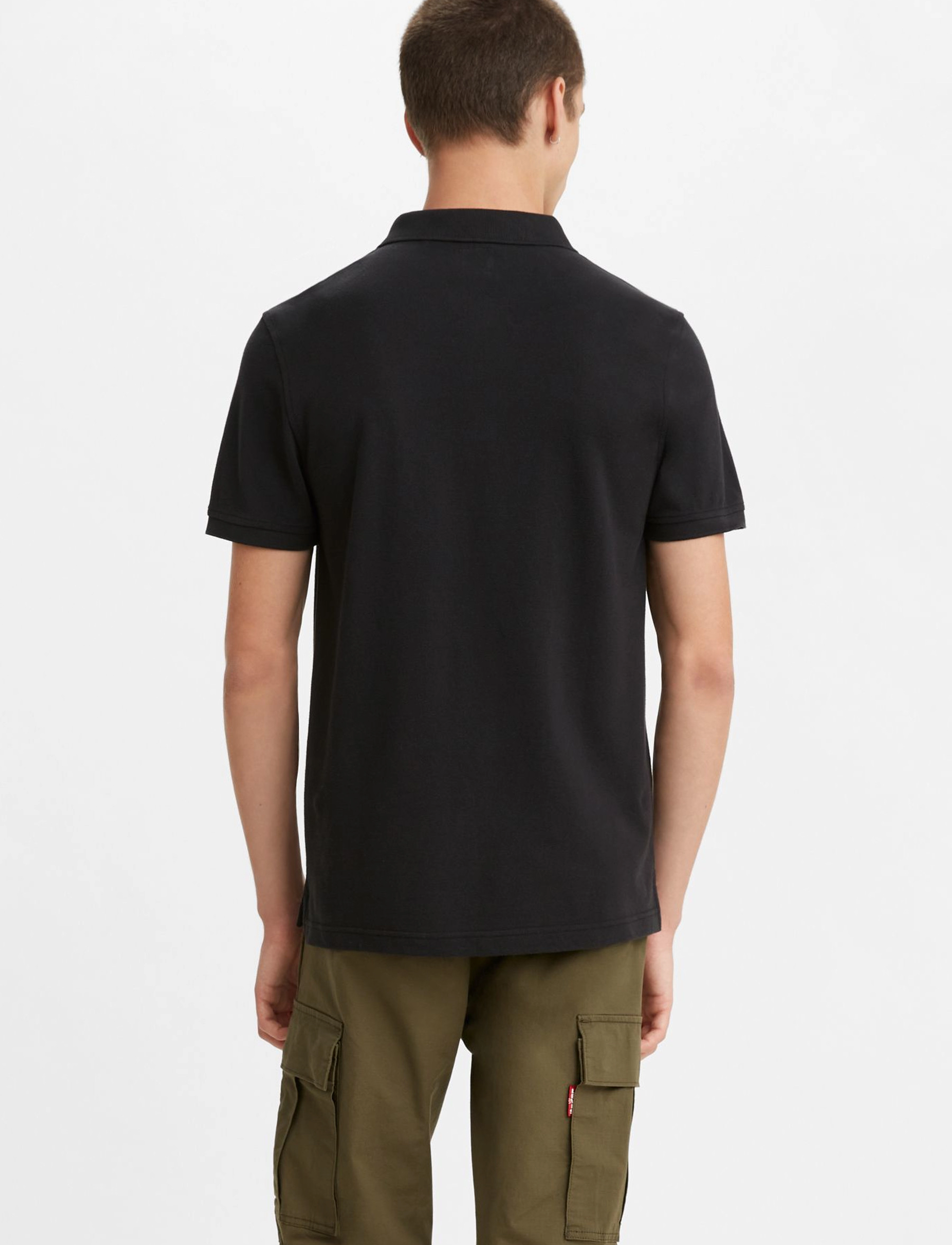 Levi's® - LEVIS HM POLO MINERAL BLACK PI - laveste priser - blacks - 3