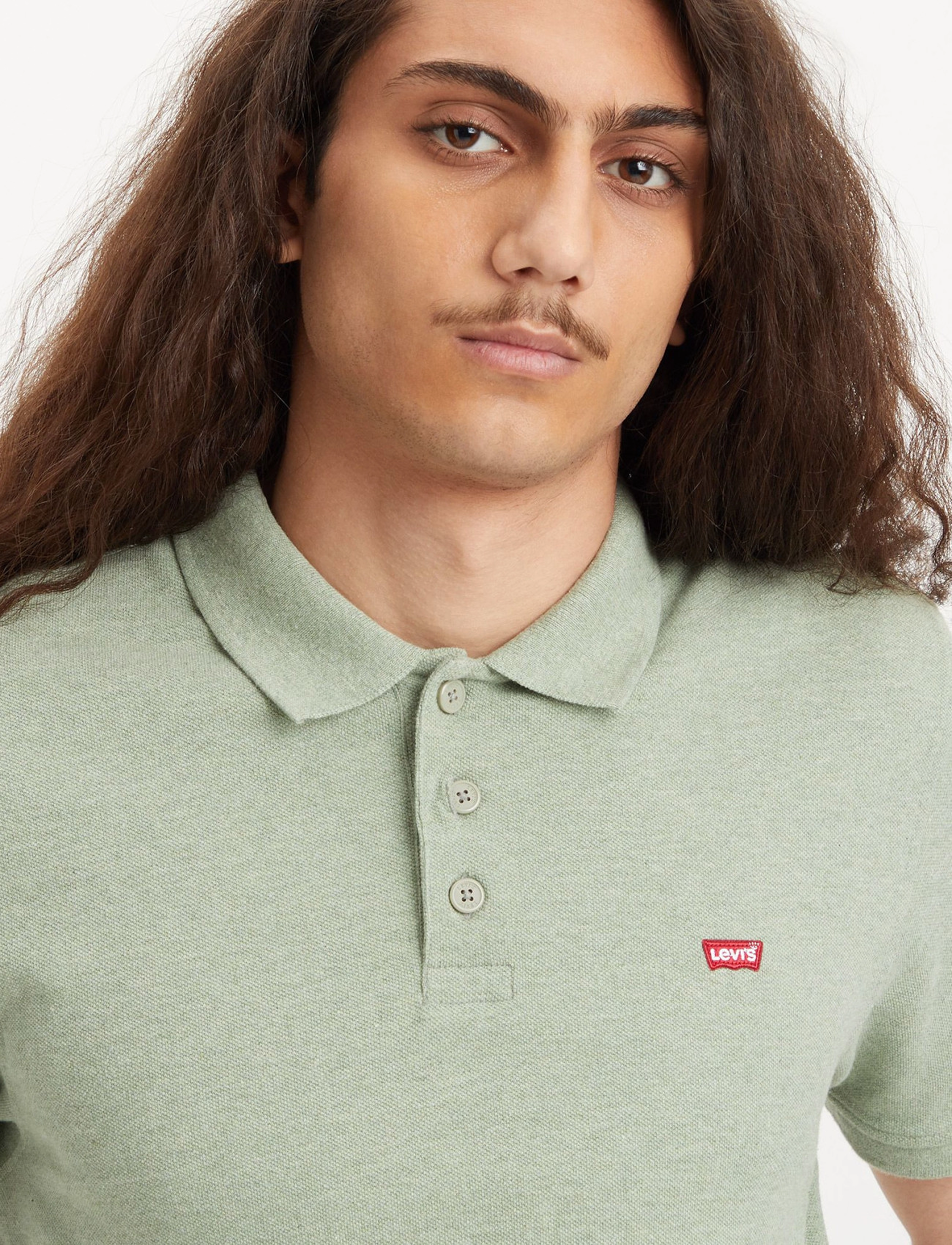 LEVI´S Men - LEVIS HM POLO SEAGRASS HEATHER - neutrals - 4