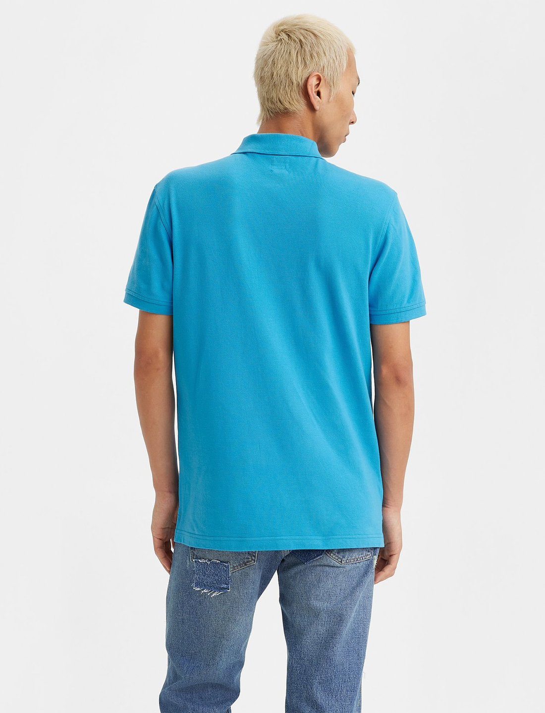 LEVI S Men Levis Hm Polo Swedish Blue Short sleeved polos