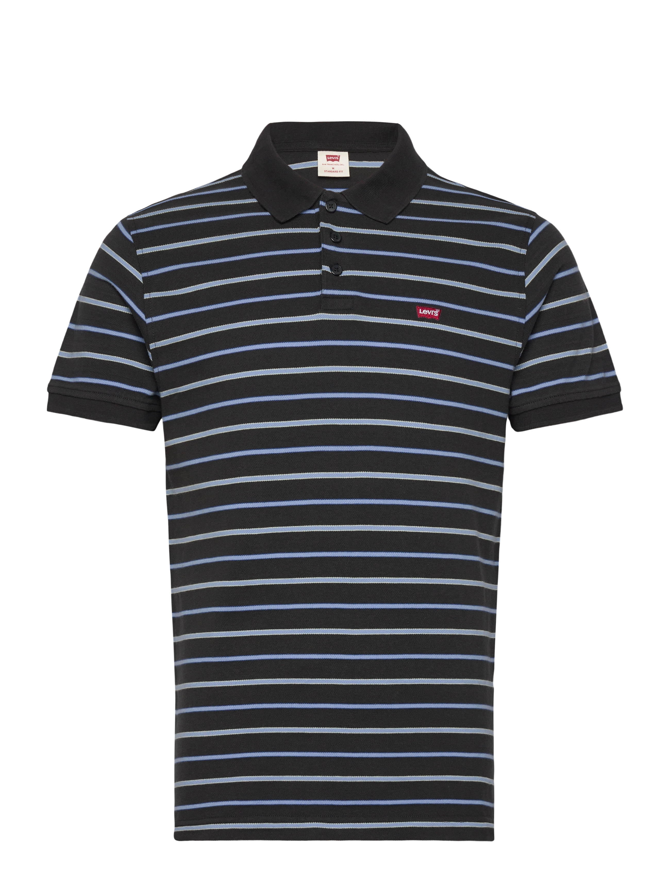 Levi's® LEVIS HM POLO AUSTER STRIPE TR - Strik - BLUES / black