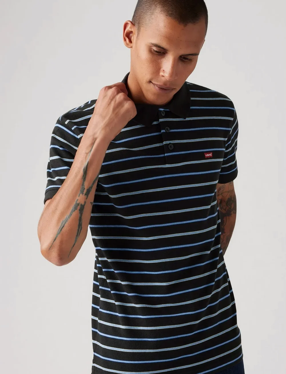 Levi's® - LEVIS HM POLO AUSTER STRIPE TR - polostrik - blues - 0