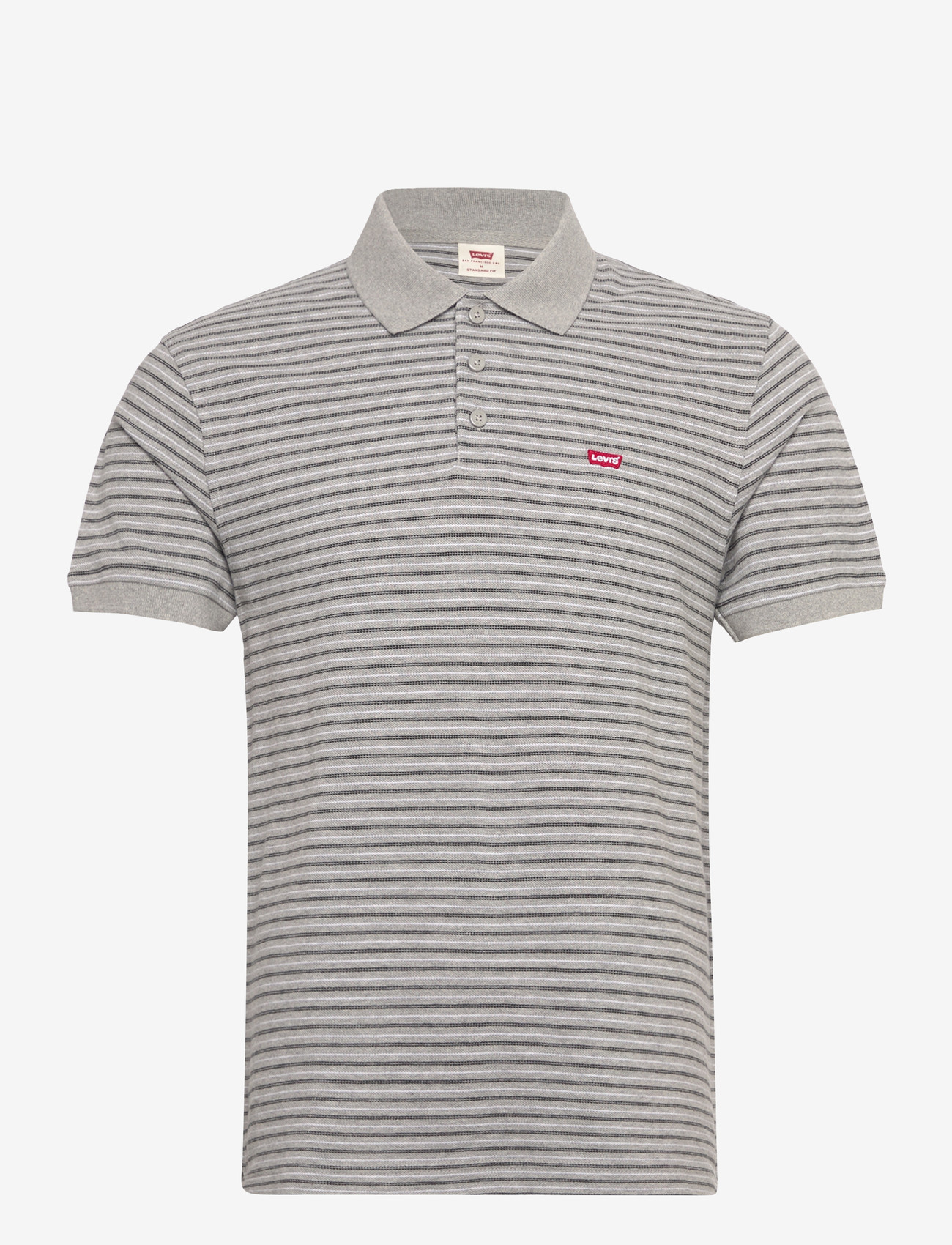 Levi's® - LEVIS HM POLO GUS STRIPE MIDTO - krótki rękaw - greys - 1
