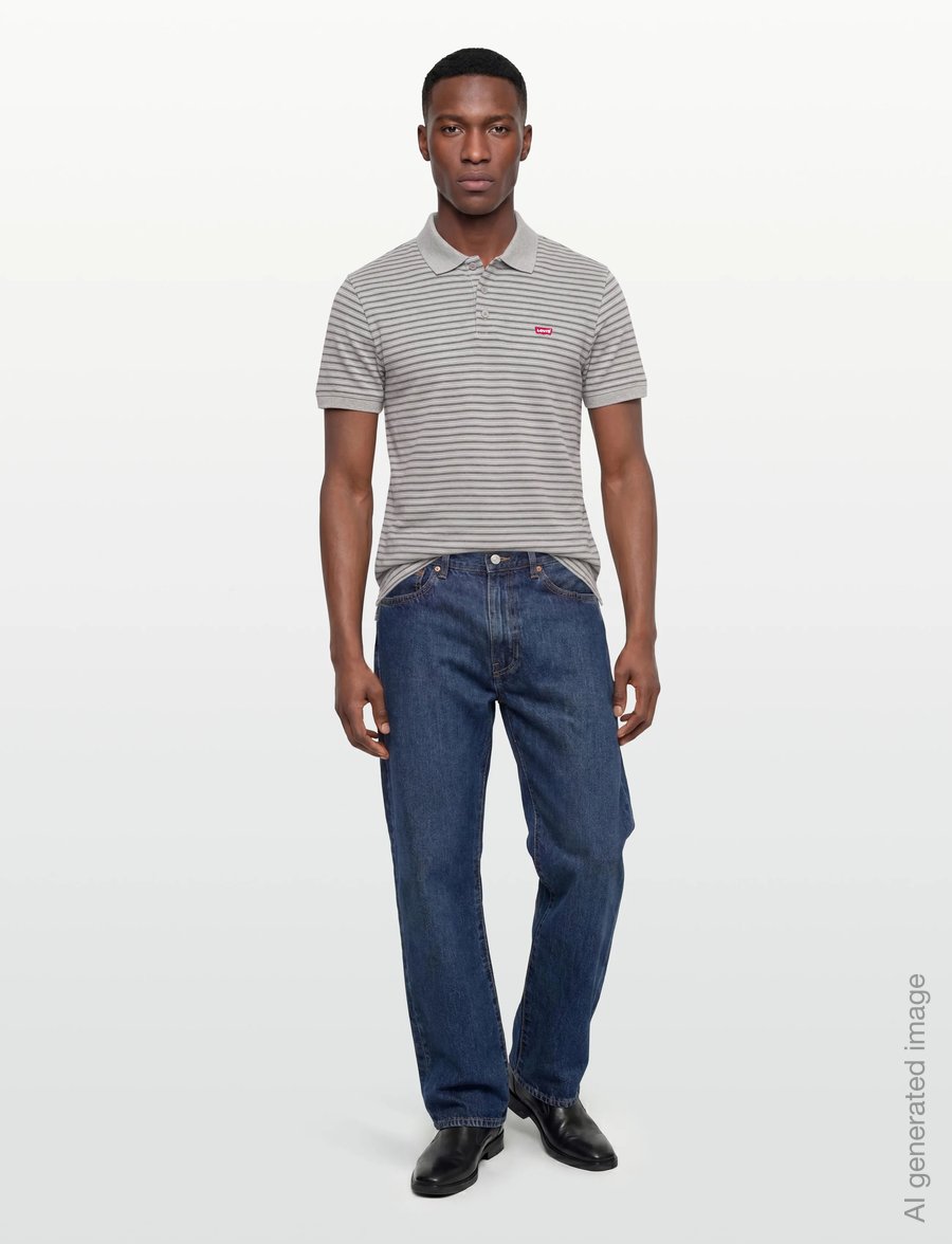 Levi's® - LEVIS HM POLO GUS STRIPE MIDTO - lühikeste varrukatega polod - greys - 0