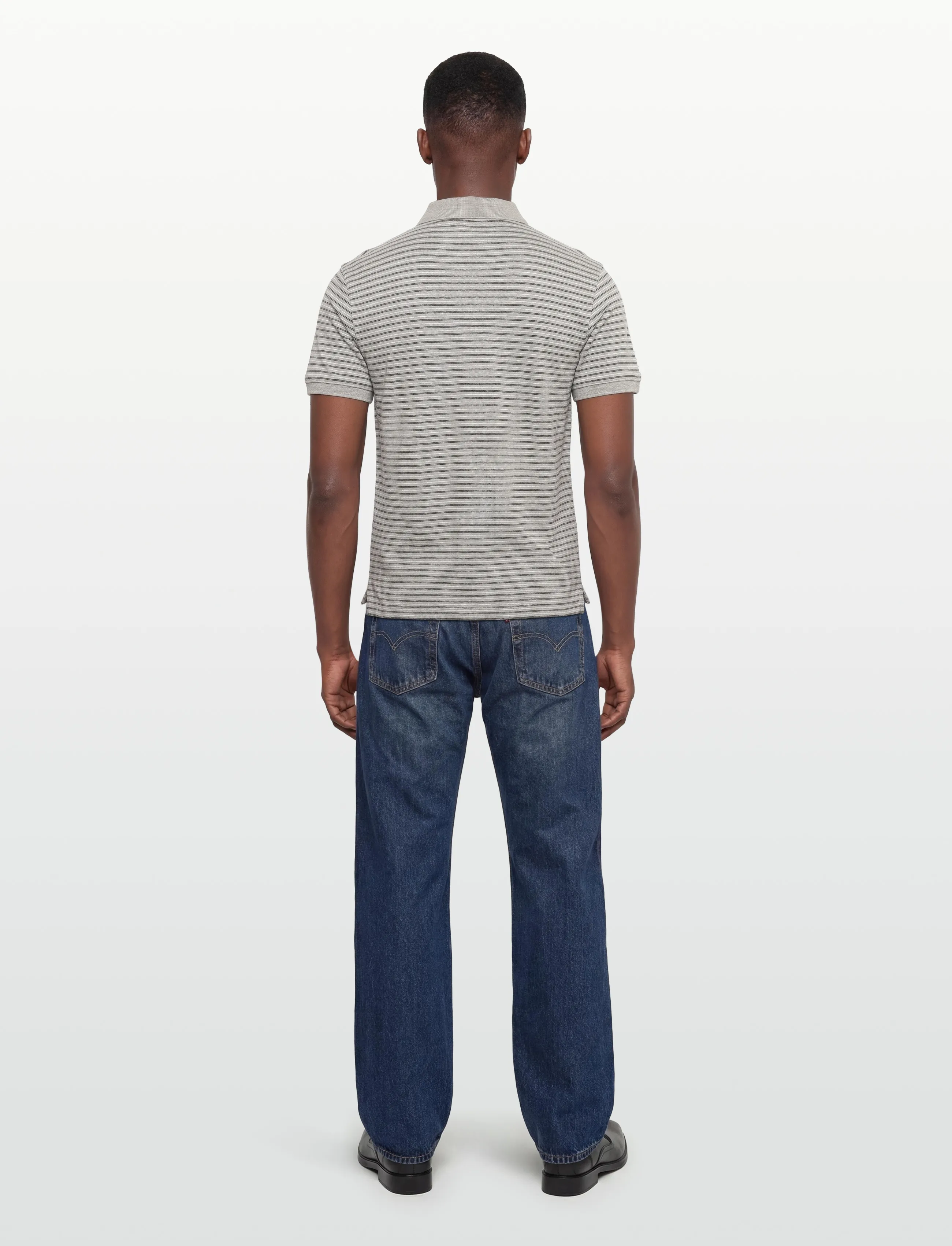Levi's® - LEVIS HM POLO GUS STRIPE MIDTO - kurzärmelig - greys - 4