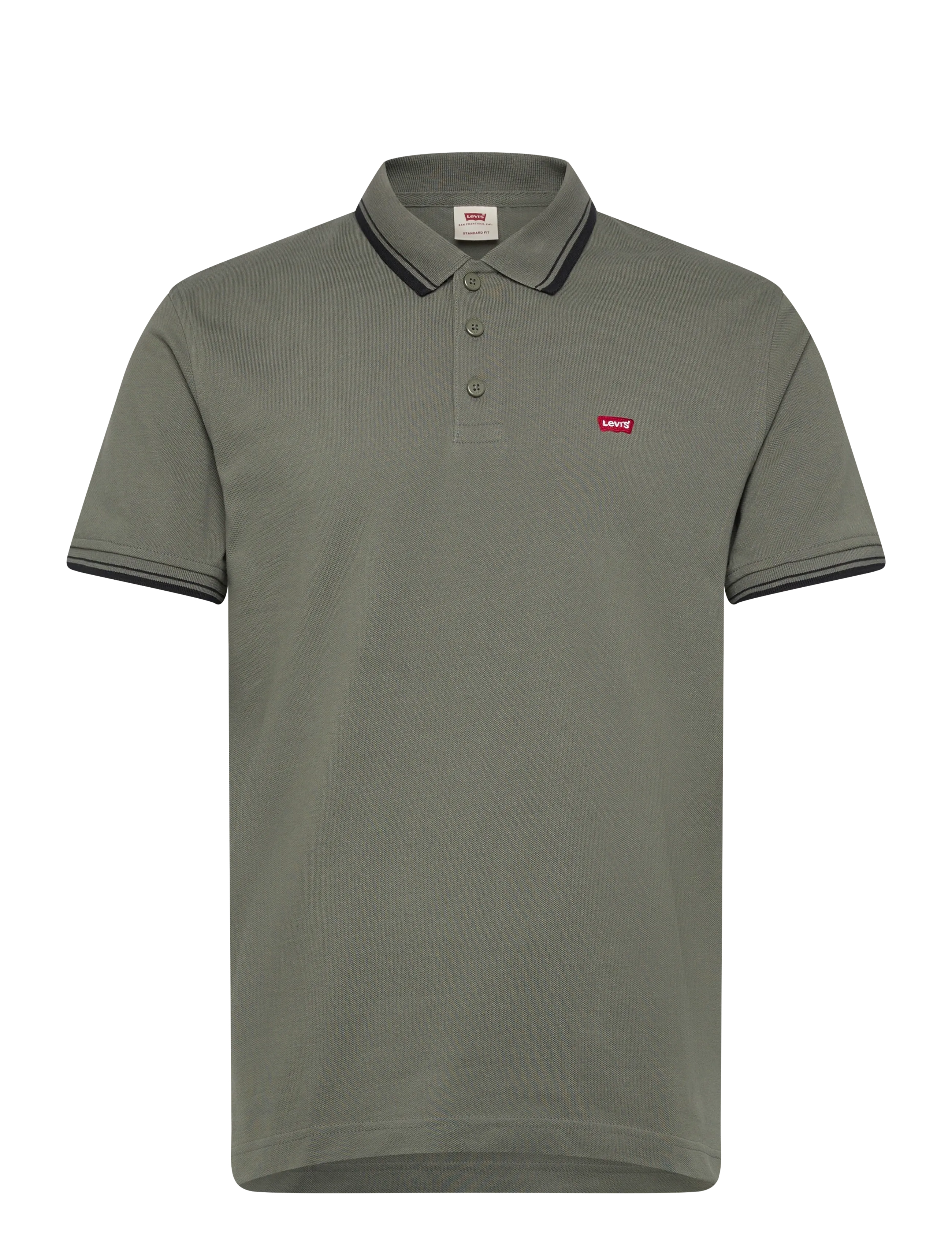 Levi's® LEVIS HM POLO WOOD TIPPING STR - Poloer - GREENS / khaki/green