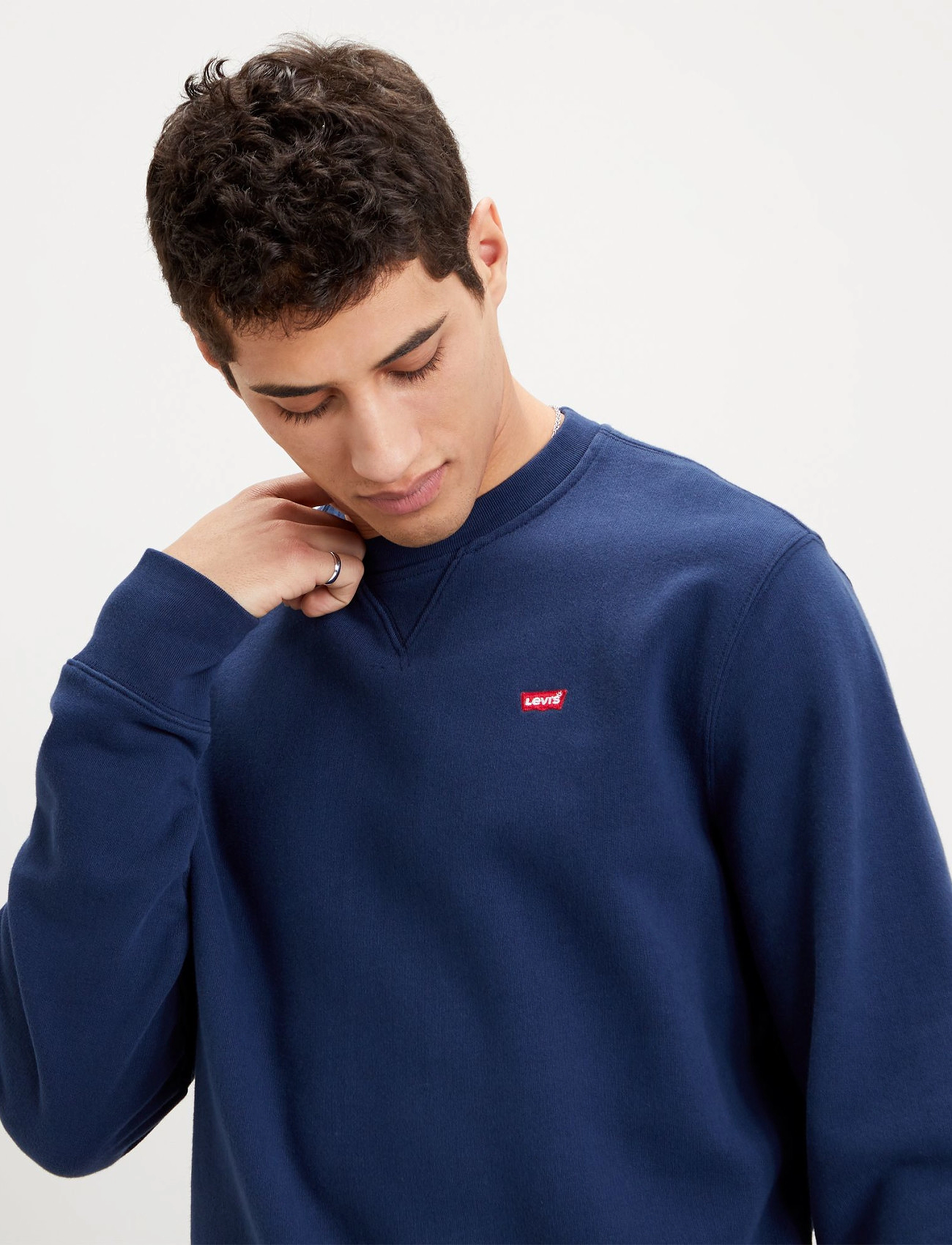 Levi's® - THE ORIGINAL HM CREW NAVY BLAZ - svarīgi brīvdienās - blues - 4