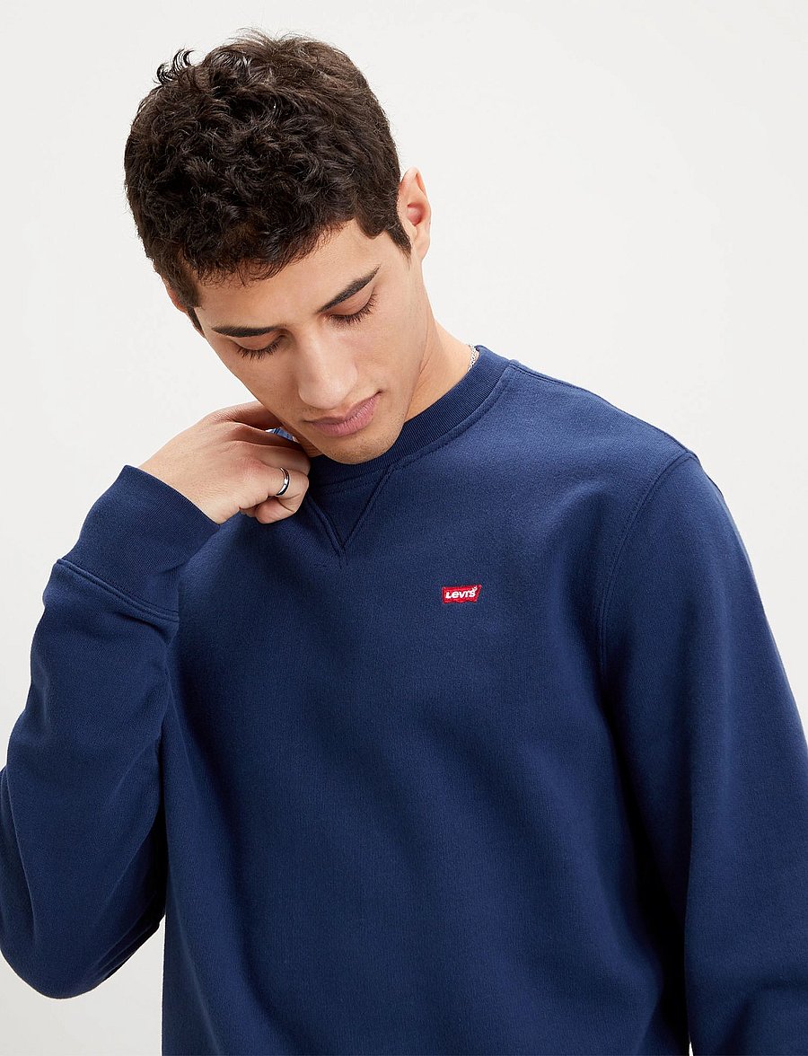 Levi's® - THE ORIGINAL HM CREW NAVY BLAZ - sweatshirts - blues - 5