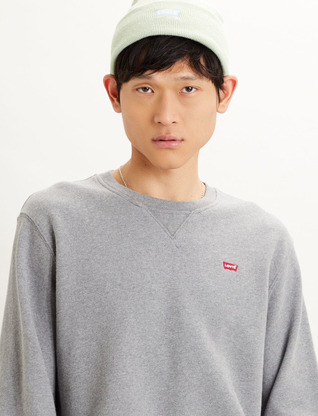 LEVI S Men New Original Crew Chisel Grey Sweatshirts Boozt