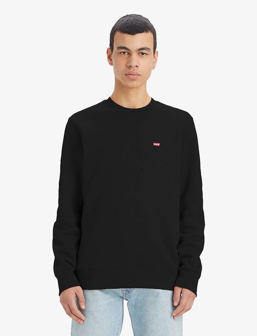 Levi's® - THE ORIGINAL HM CREW MINERAL B - kapuutsiga pusad - blacks1 - 0