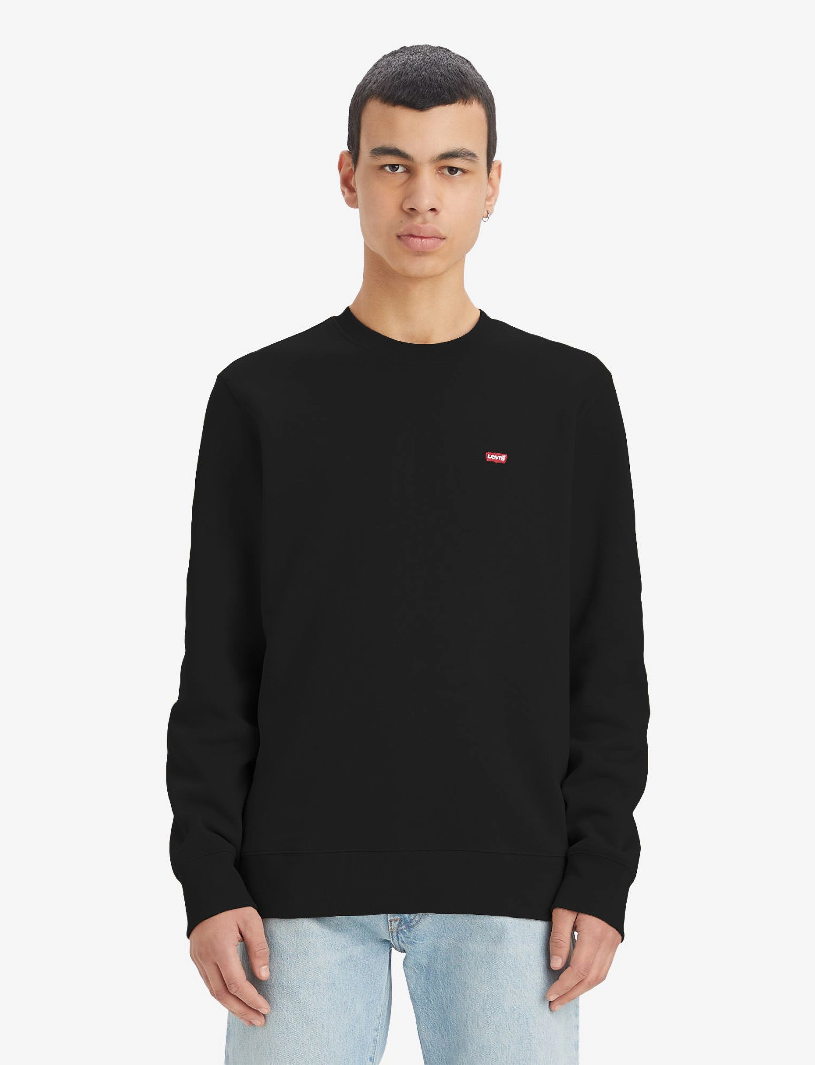 Levi's The Original Hm Crew Mineral B, Mænd, Rundhals Sweatshirt, Sort, Str: L