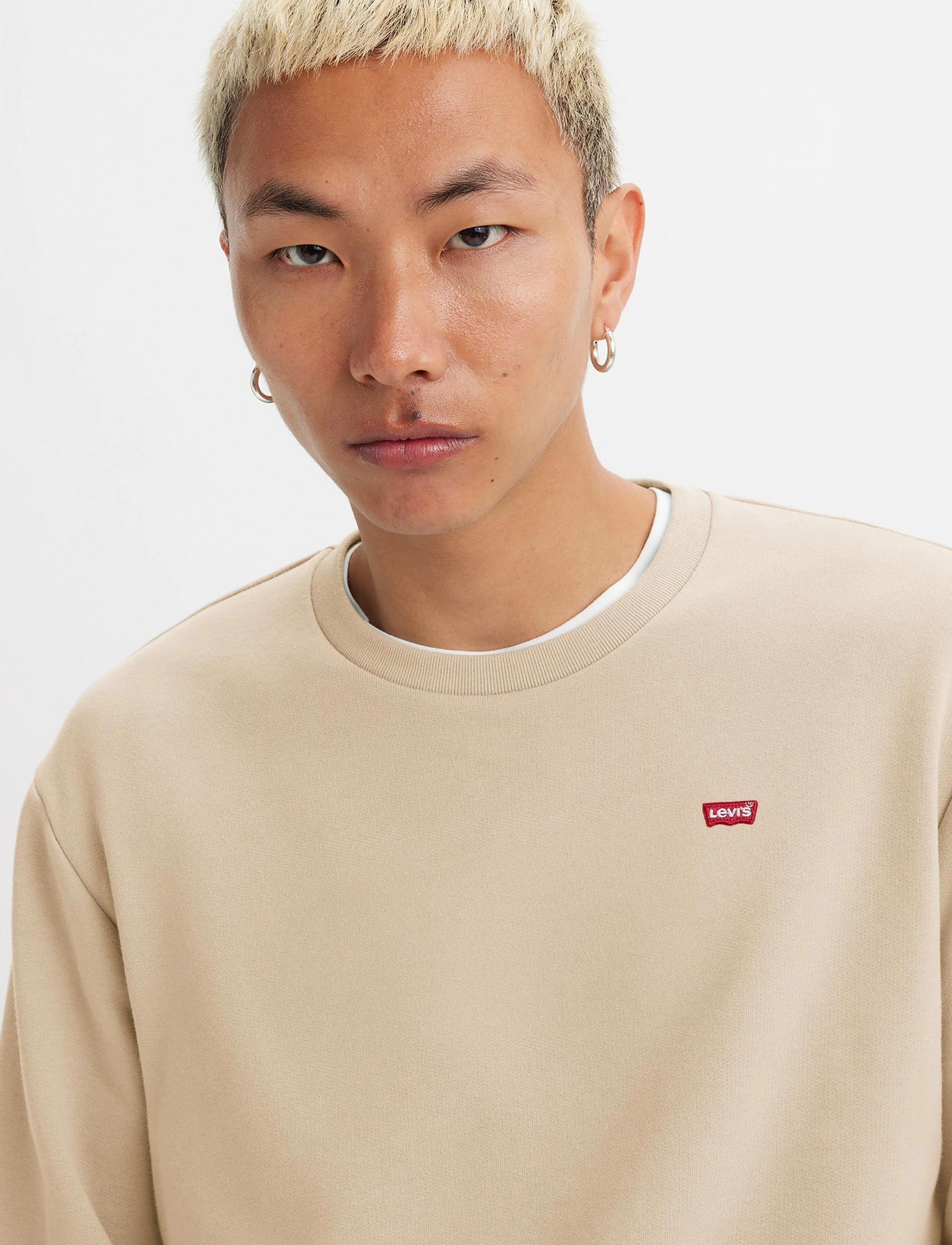 Levi's® - THE ORIGINAL HM CREW FOG FRENC - nach stil kaufen - fog - 5