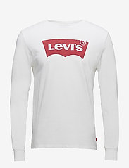 LEVI´S Men - LS STD GRAPHIC TEE HM LS WHITE - langærmede t-shirts - neutrals - 1
