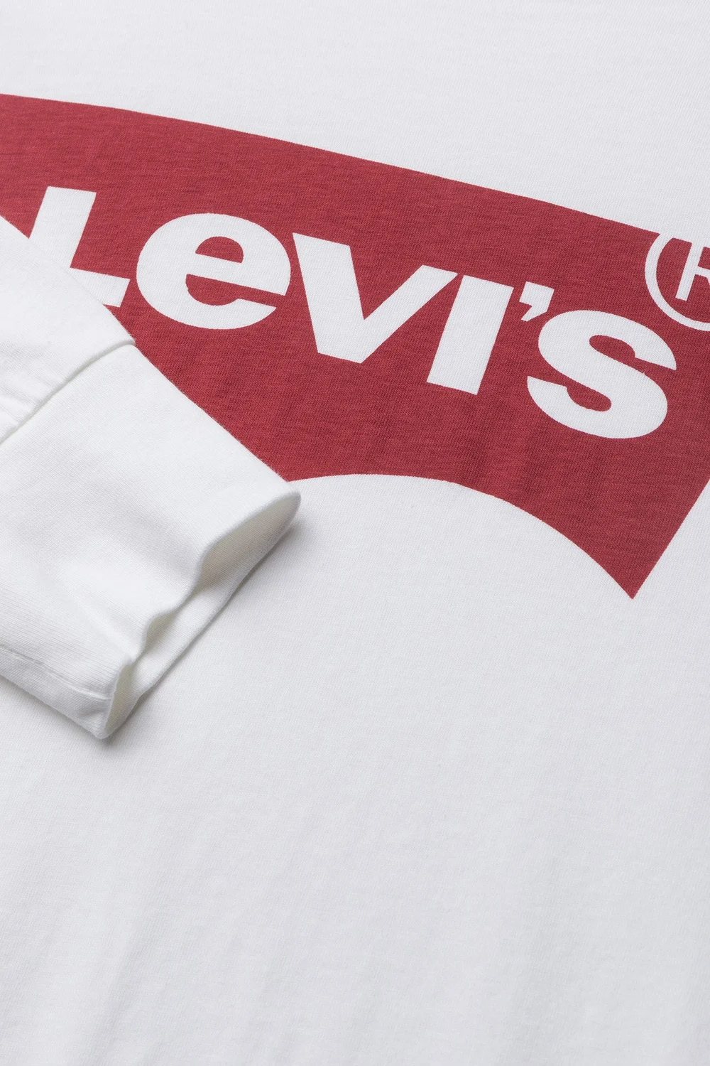 Levi's® - LS STD GRAPHIC TEE HM LS WHITE - langärmelig - neutrals - 4