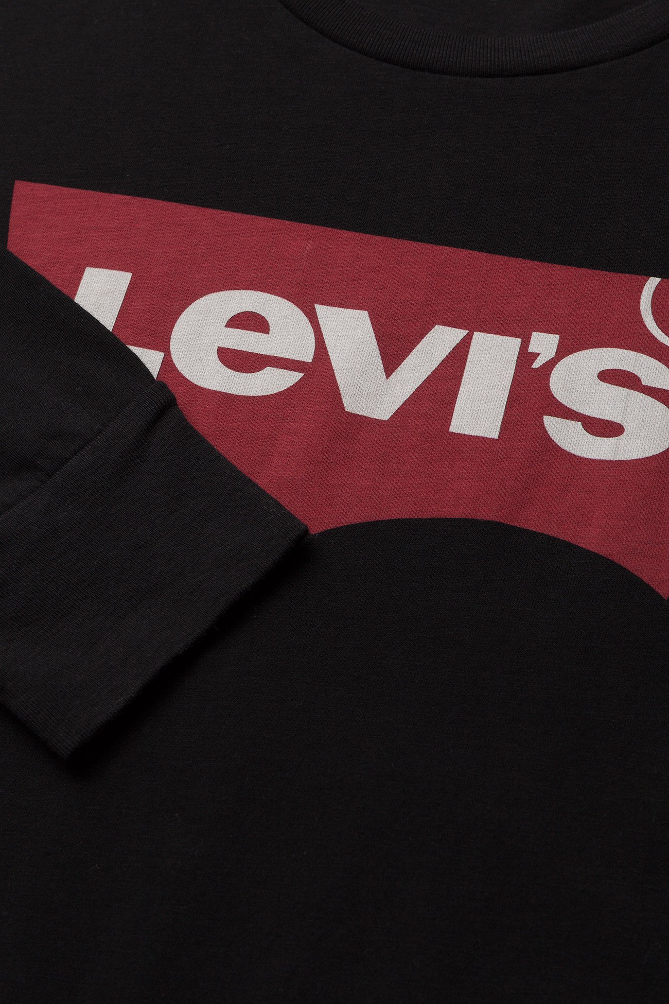 Levi's® - LS STD GRAPHIC TEE HM LS BLACK - blacks - 4
