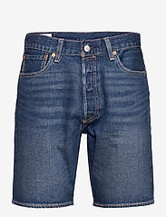 LEVI´S Men - 501 HEMMED SHORT FIRE GOIN SHO - jeansowe szorty - med indigo - flat finish - 0