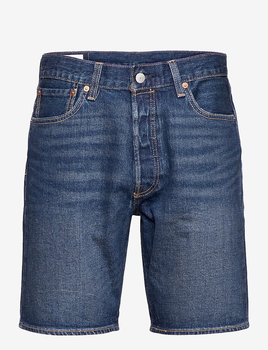 Levi's® - 501 HEMMED SHORT FIRE GOIN SHO - lühikesed teksapüksid - med indigo - flat finish - 1