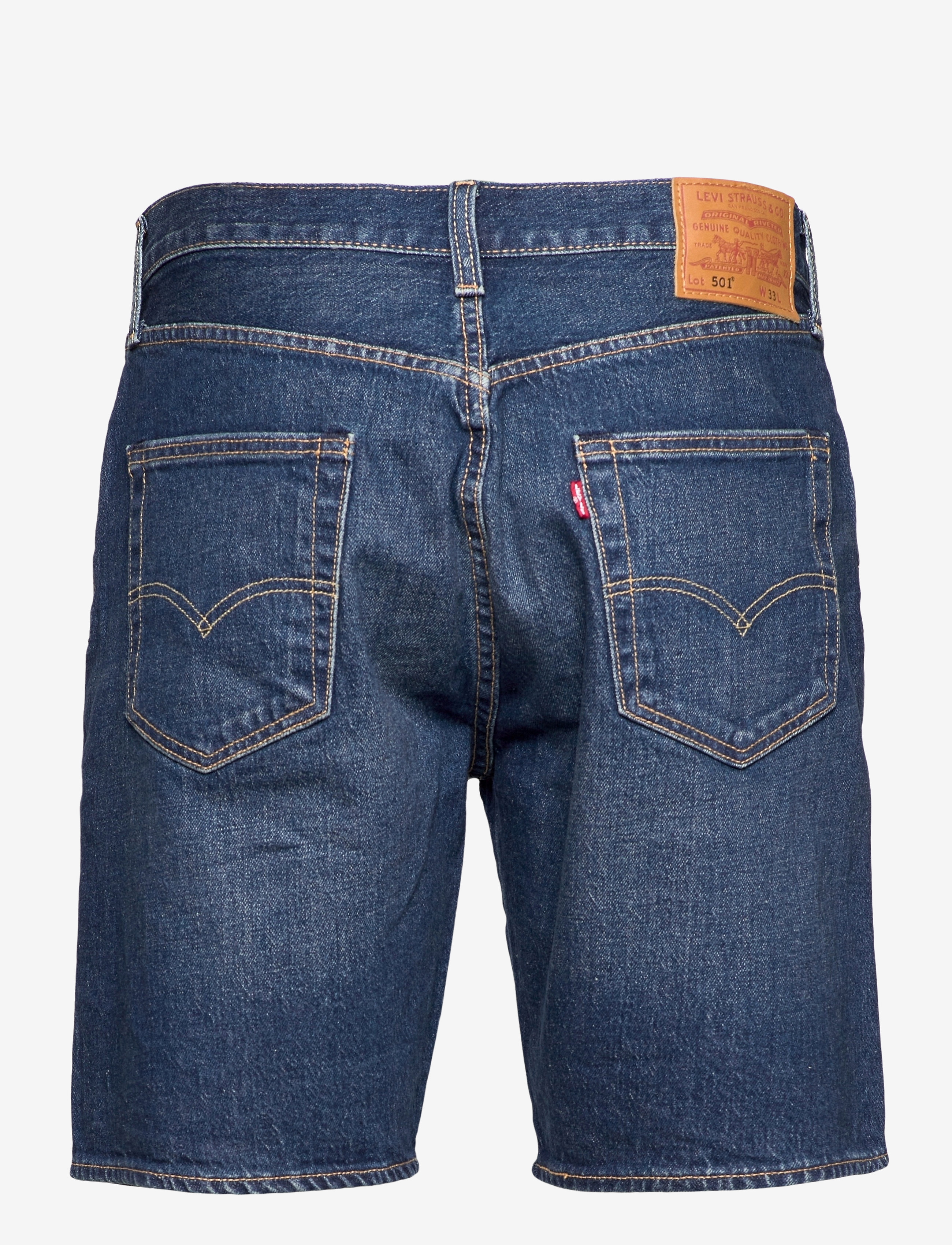 Levi's® - 501 HEMMED SHORT FIRE GOIN SHO - džinsa šorti - med indigo - flat finish - 2