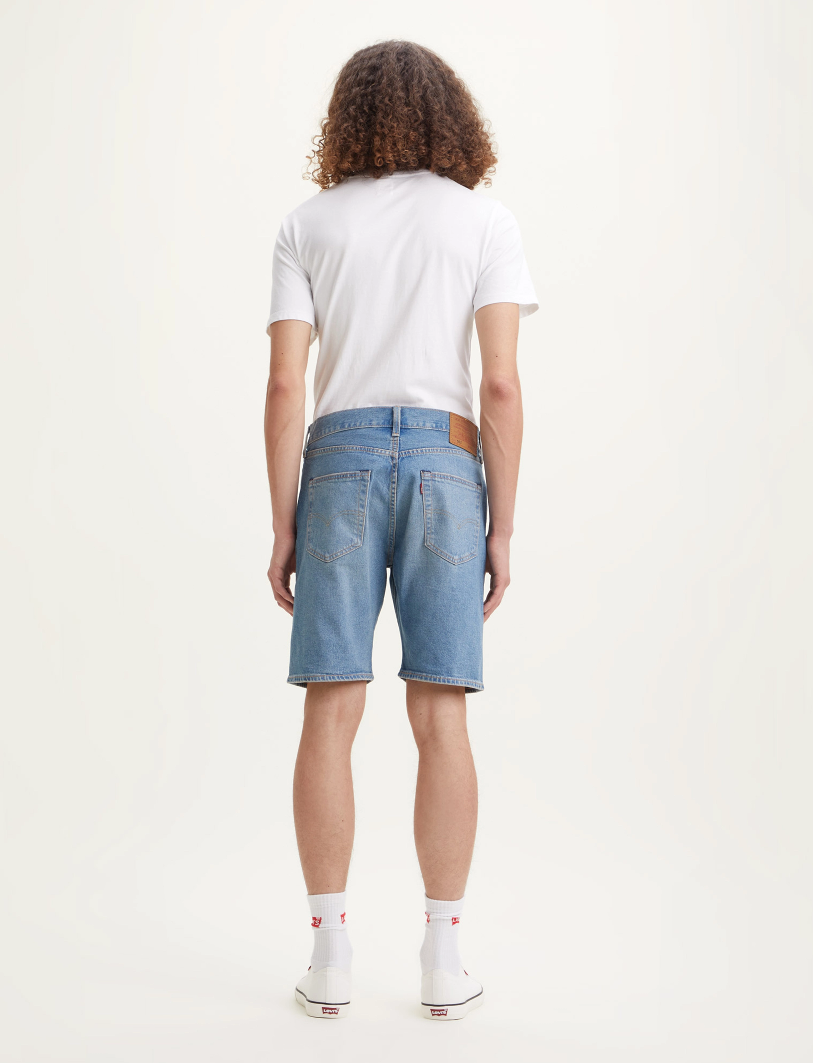 LEVI´S Men - 501 HEMMED SHORT MOUNTAIN LIFE - light indigo - worn in - 4