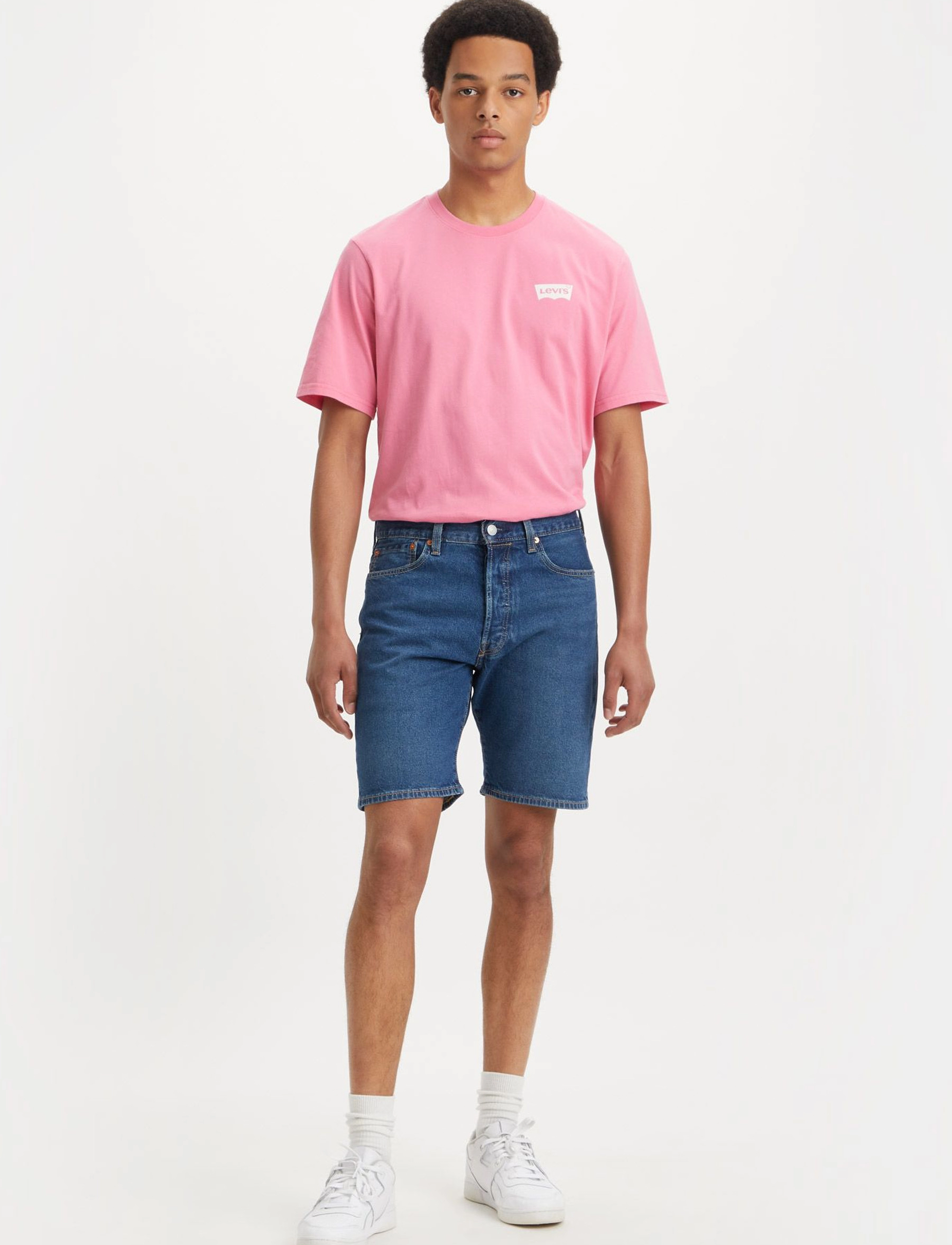 Levi's® - 501ORIGINAL SHORTS BLEU EYES B - lühikesed teksapüksid - dark indigo - flat finish - 3