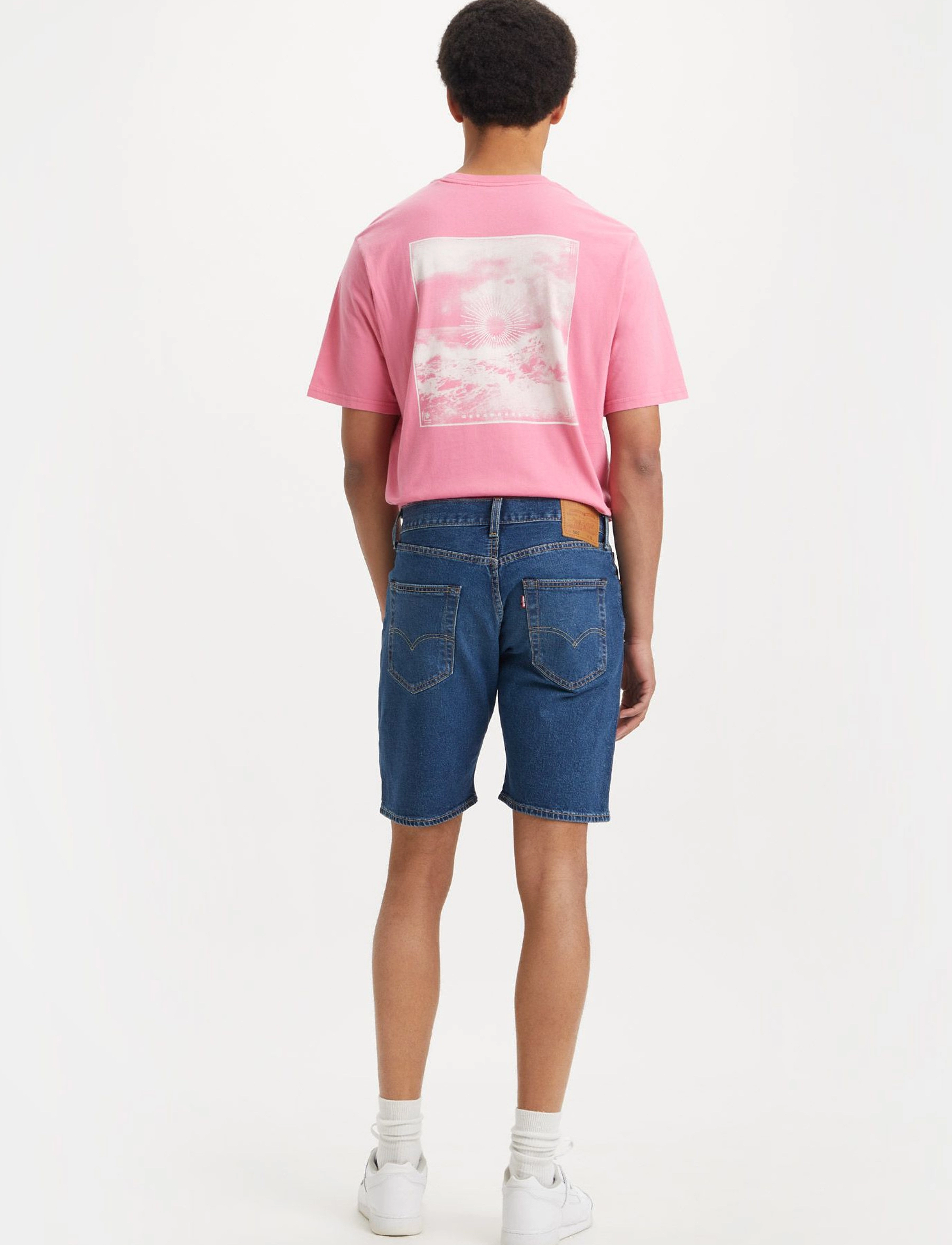 Levi's® - 501ORIGINAL SHORTS BLEU EYES B - lühikesed teksapüksid - dark indigo - flat finish - 4