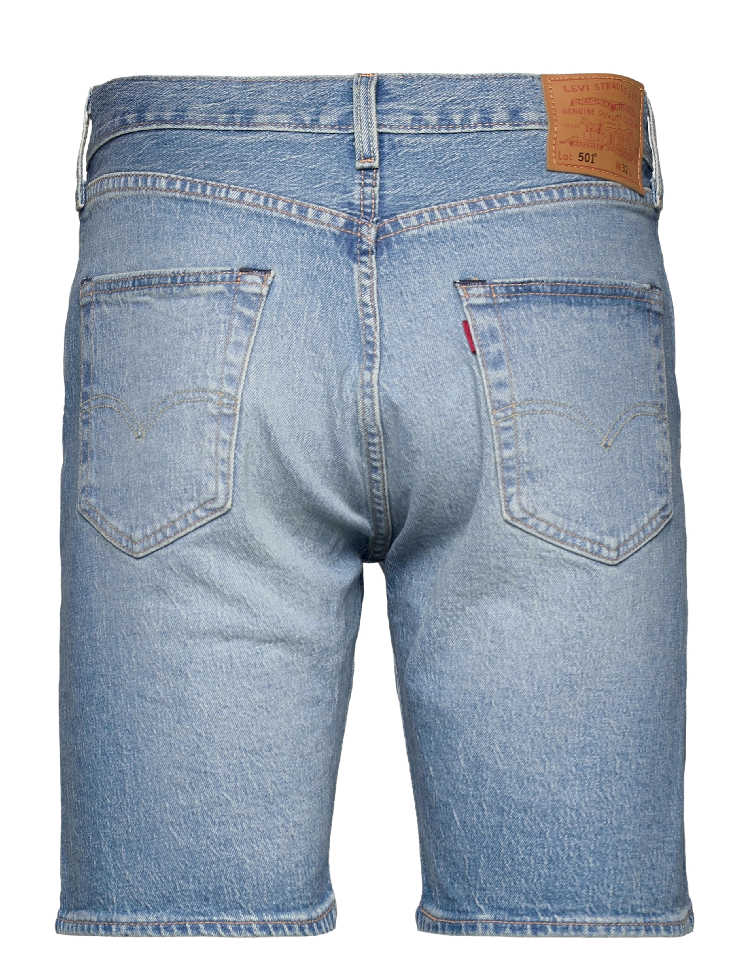 LEVI´S Men - 501 HEMMED SHORT BLEU EYES LIT - light indigo - worn in - 1