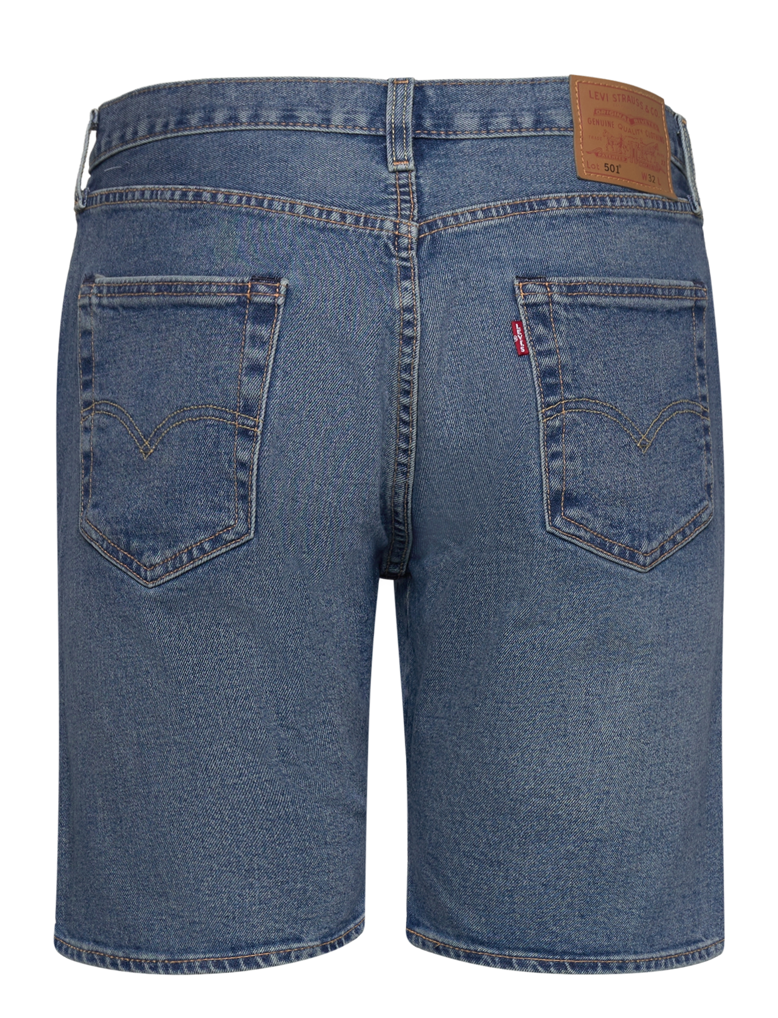 Levi's® - 501 ORIGINAL SHORTS 9AM ON BAT - jorts - med indigo - worn in - 2