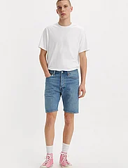 LEVI´S Men - 501ORIGINAL SHORTS 9AM ON BATT - jeans shorts - med indigo - worn in - 3