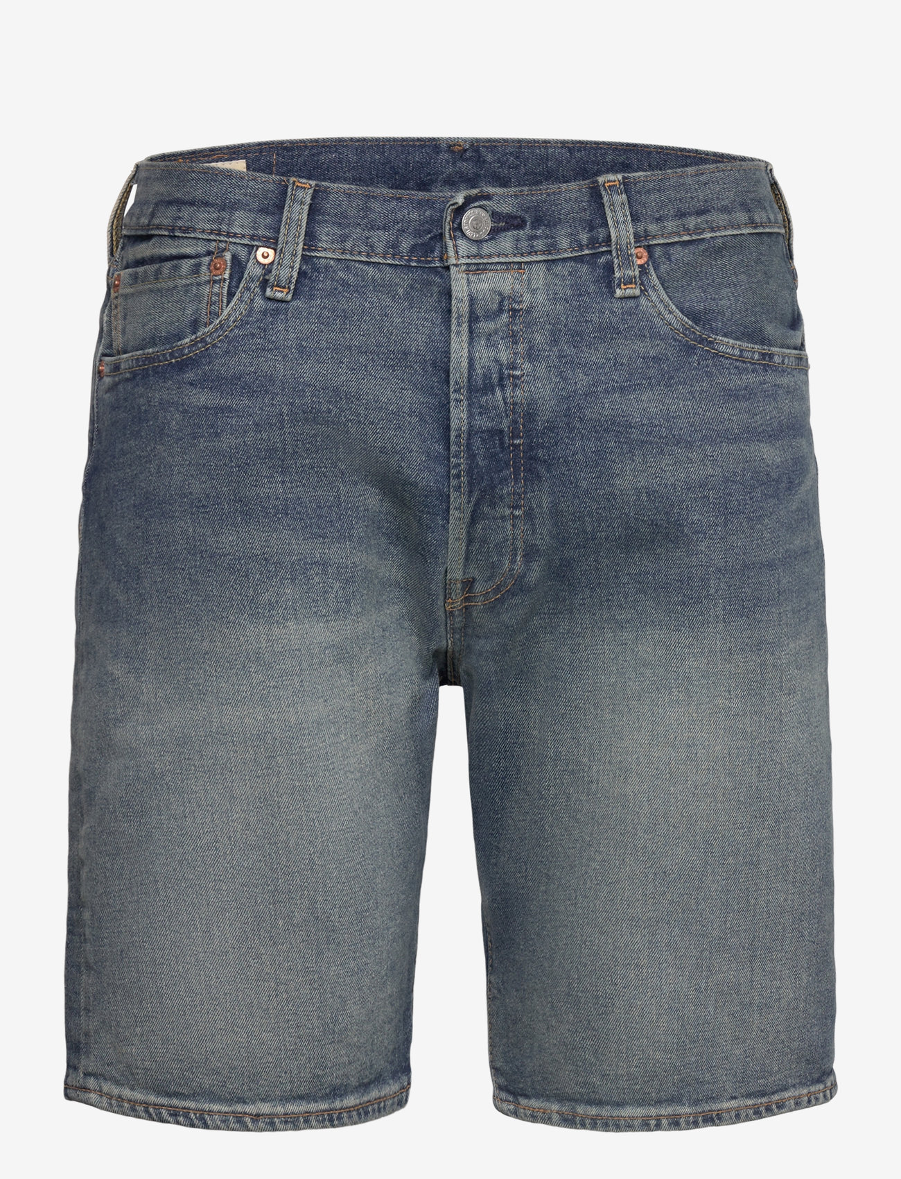 Levi's® - 501 ORIGINAL SHORTS 5PM IN THE - jorts - dark indigo - worn in - 1