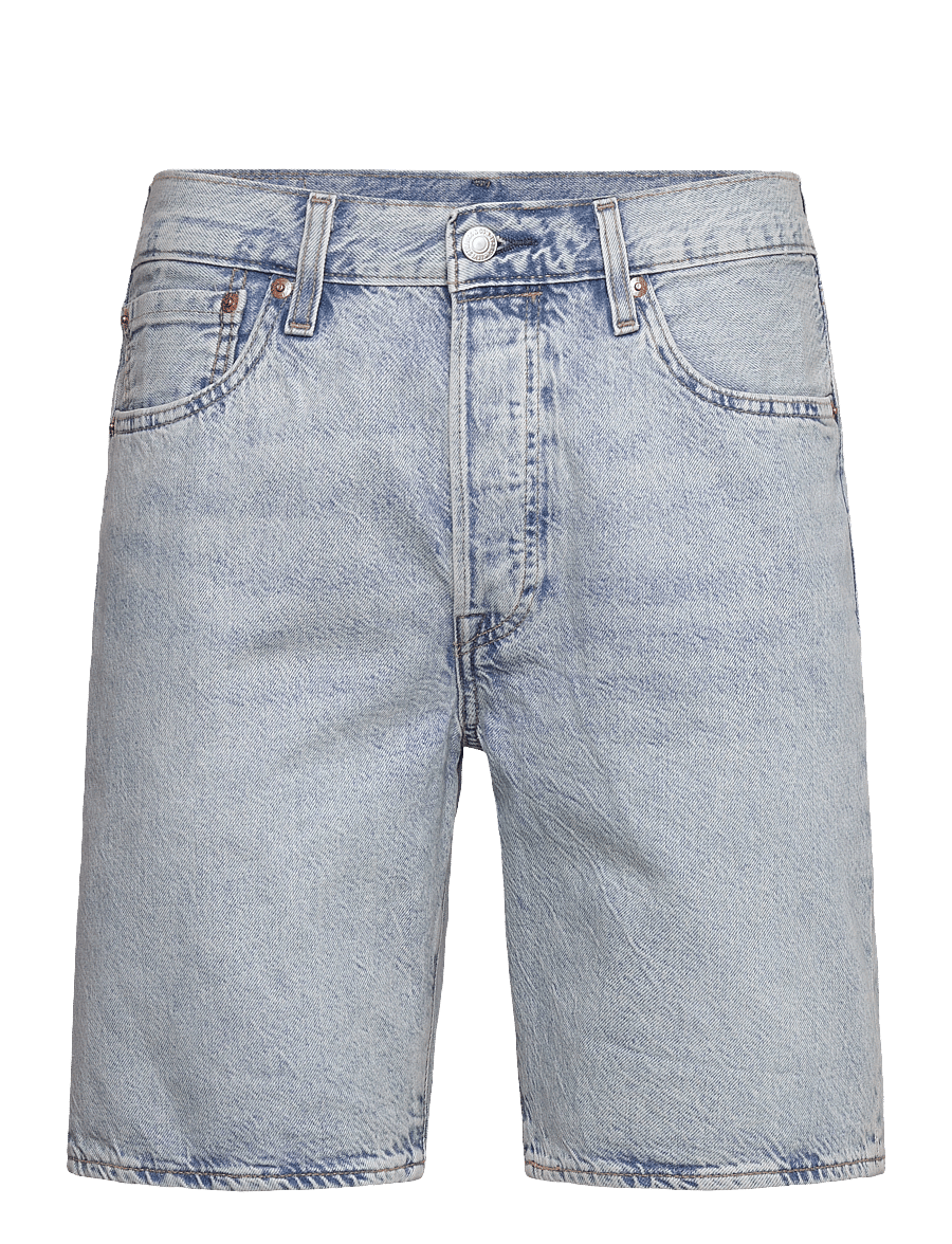Levi's® - 501 ORIGINAL SHORTS LIGHT THRE - gallastuttbuxur - light indigo - worn in - 1