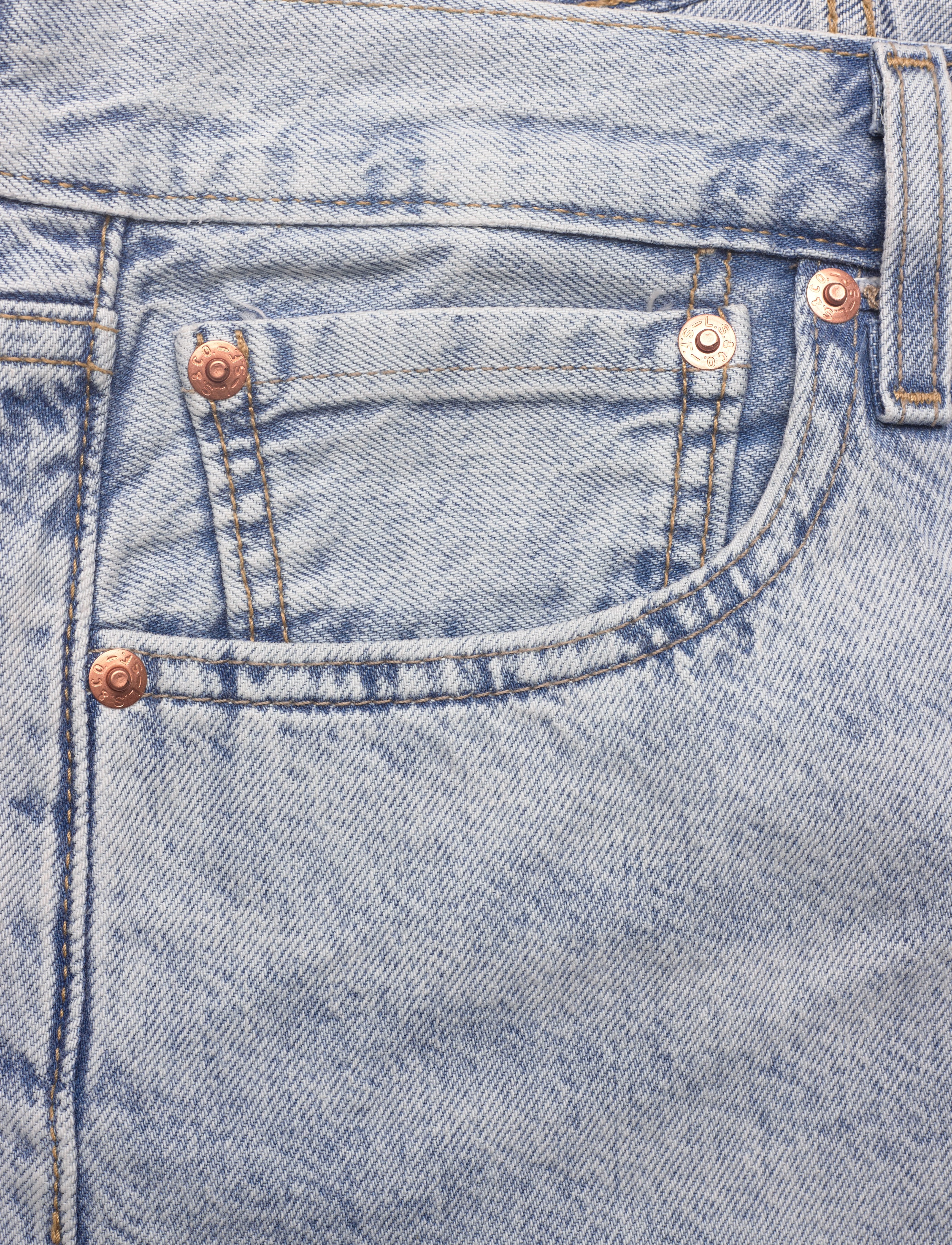 Levi's® - 501 ORIGINAL SHORTS LIGHT THRE - mænd - light indigo - worn in - 4