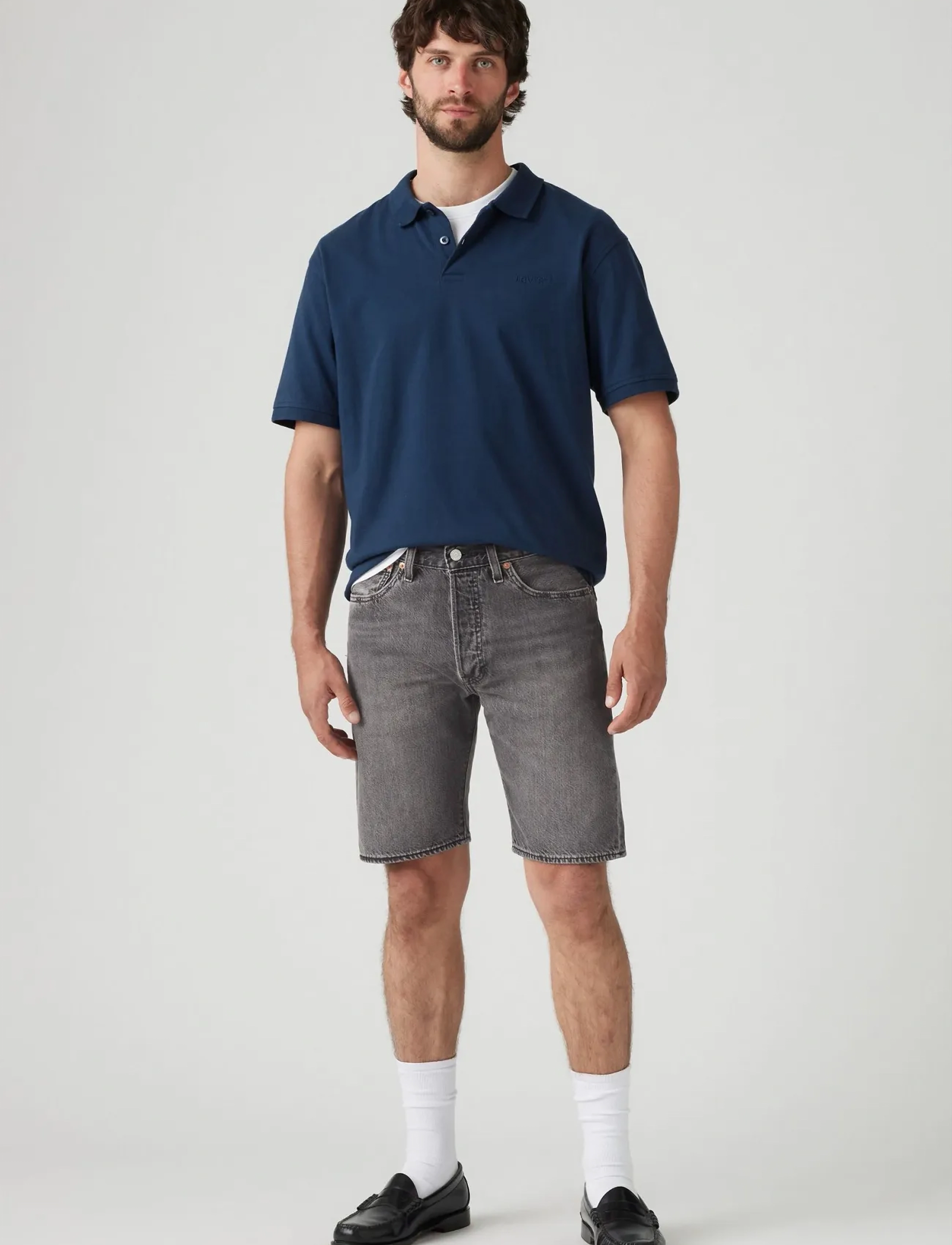 Levi's® - 501 ORIGINAL SHORTS DARK LANE - jeans shorts - blacks - 4