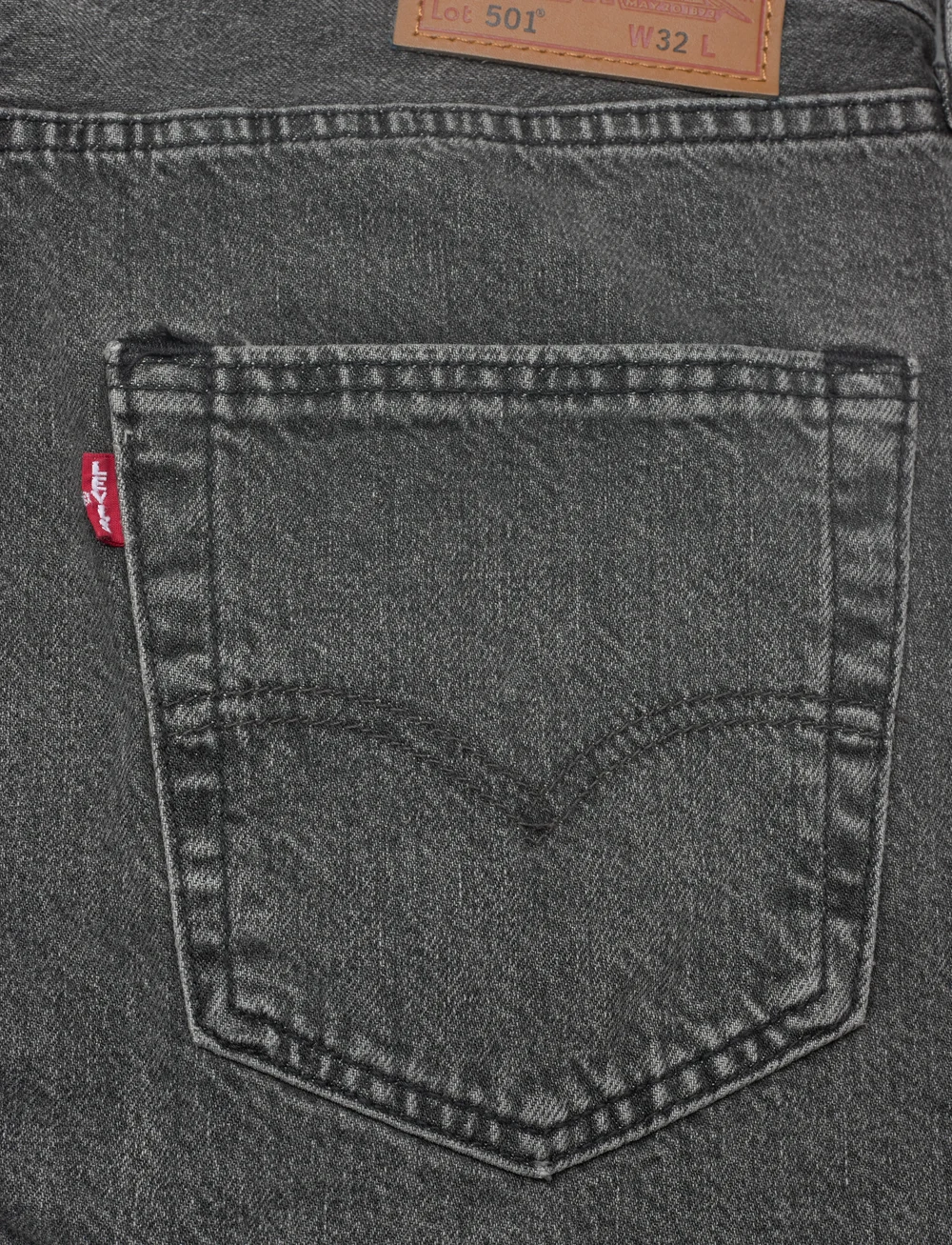 Levi's® - 501 ORIGINAL SHORTS DARK LANE - jeans shorts - blacks - 4