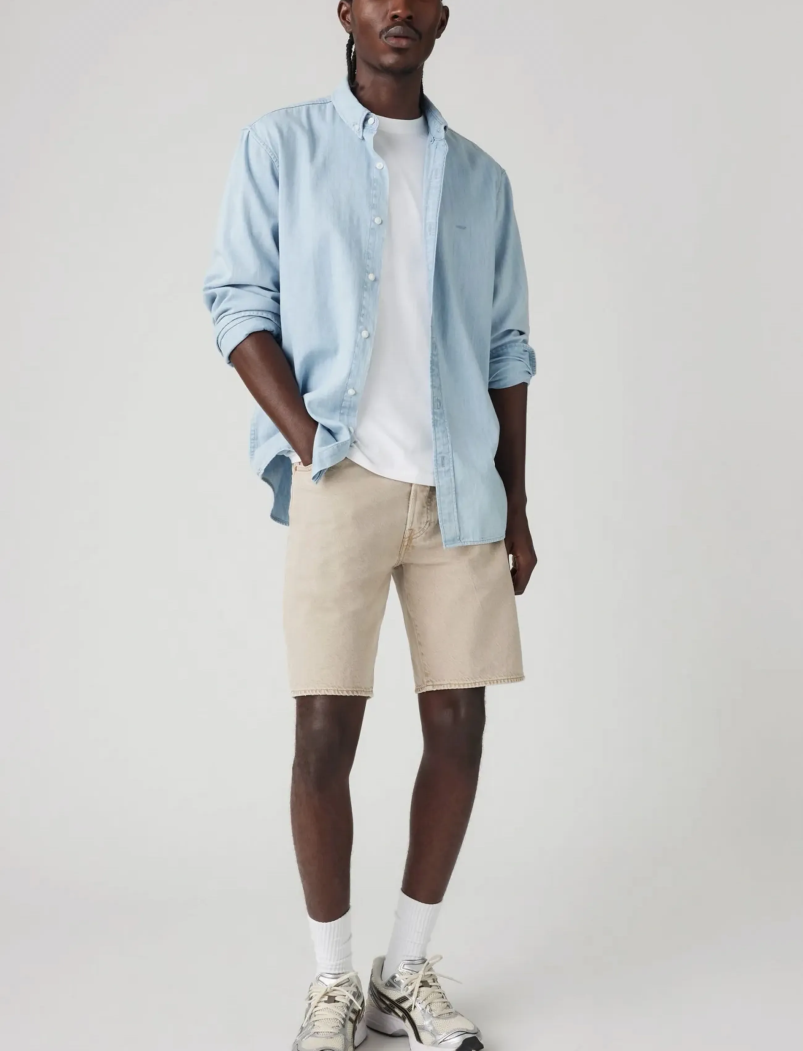 Levi's 501 Original Shorts Browns, 29, Beige, Shorts > Denim, Herre