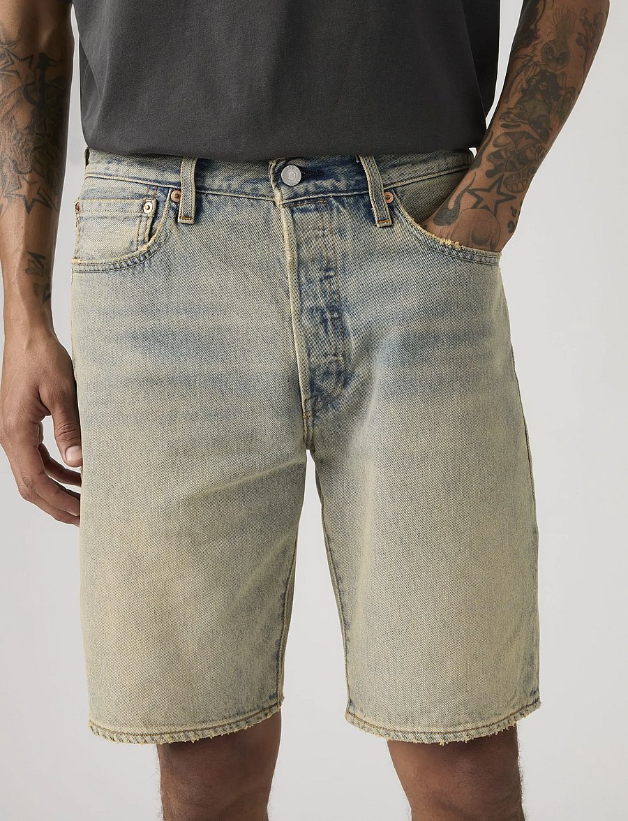 Levi's® - 501 ORIGINAL SHORTS MY TINTED - jeansshorts - med indigo - worn in - 5