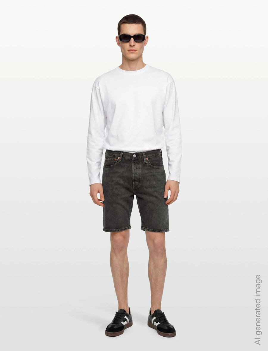 Levi's® - 501 ORIGINAL SHORTS NEO NIGHTS - jeansshorts - blacks - 0