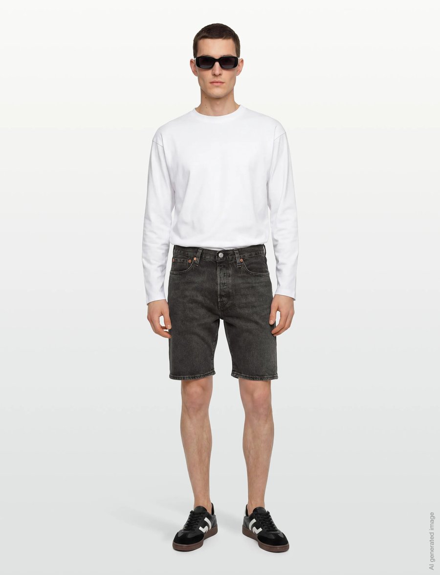 Levi's® - 501 ORIGINAL SHORTS NEO NIGHTS - lühikesed teksapüksid - blacks - 0