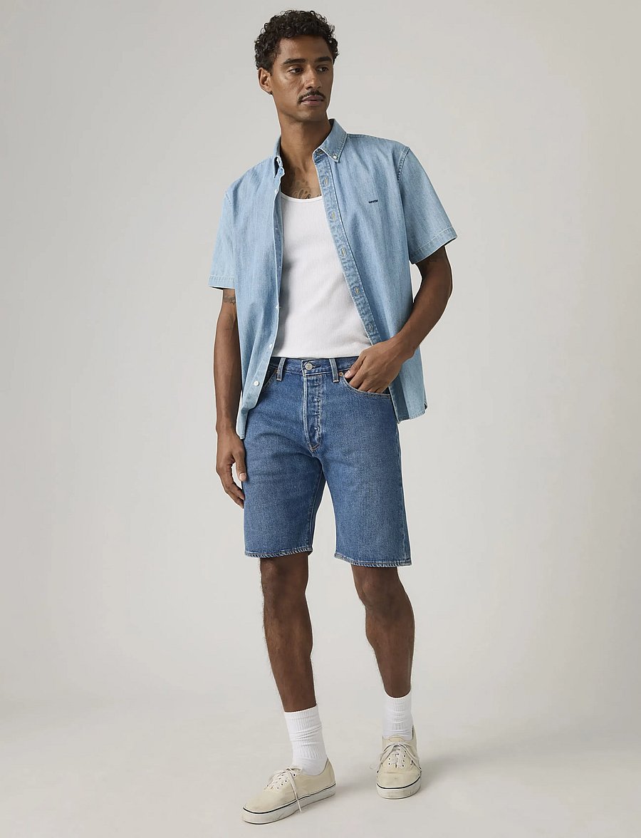 Levi's® - 501 ORIGINAL SHORTS EARLY NIGH - jeansshorts - dark indigo - worn in - 0