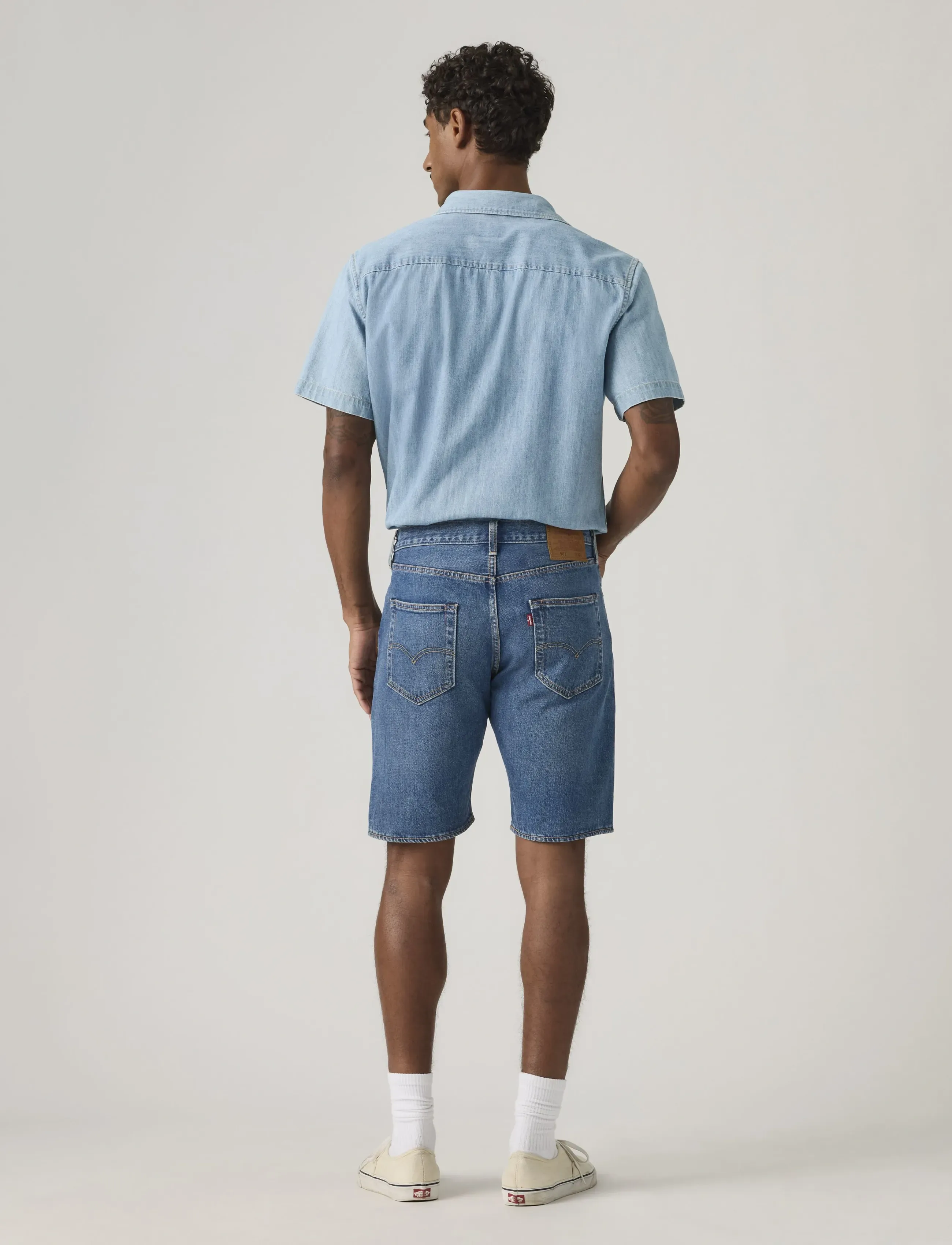 Levi's® - 501 ORIGINAL SHORTS EARLY NIGH - lühikesed teksapüksid - dark indigo - worn in - 4